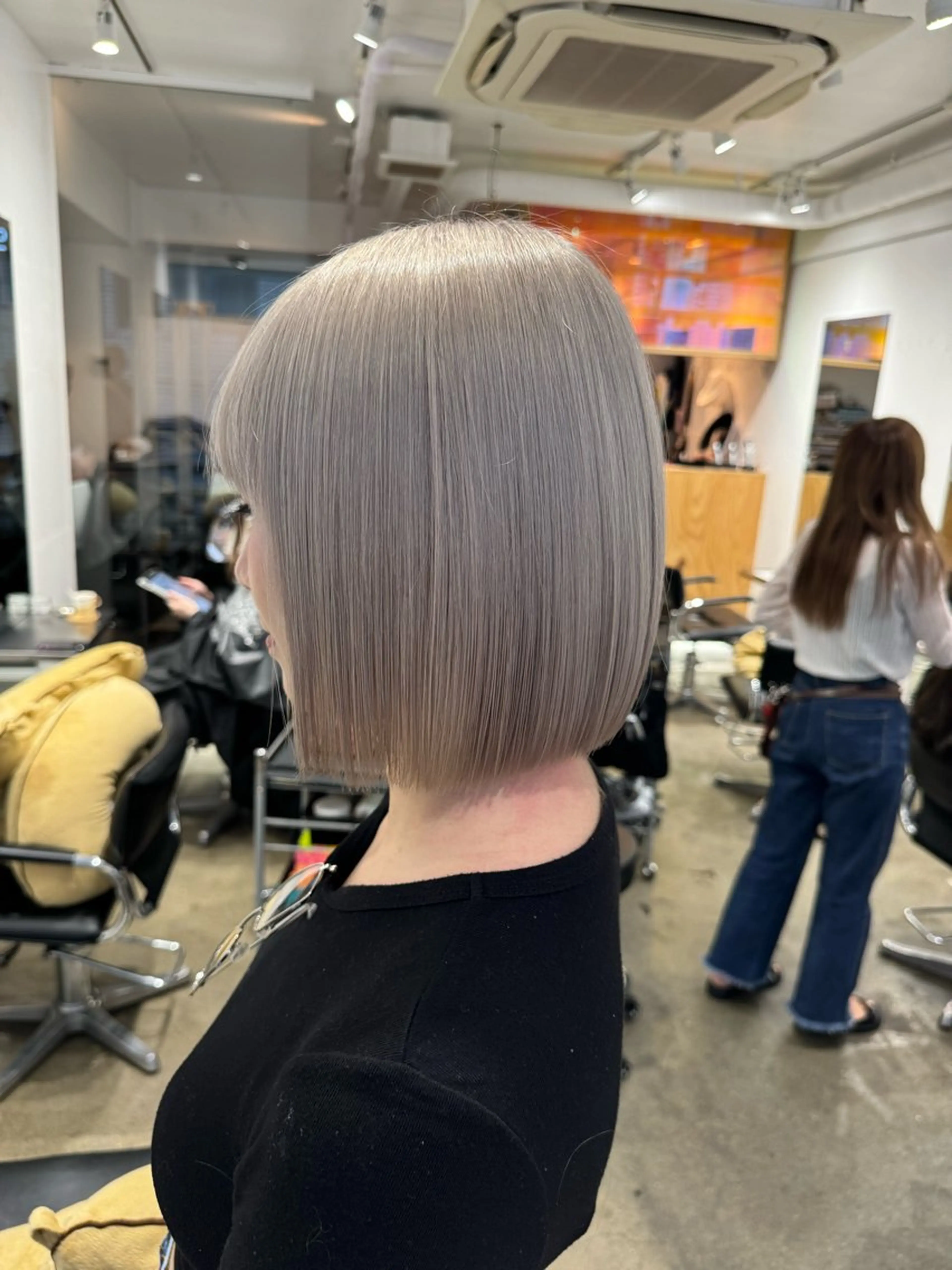 ミディアム ヘアカラー トリートメント JUNYA 海外ガールヘアのヘアスタイル