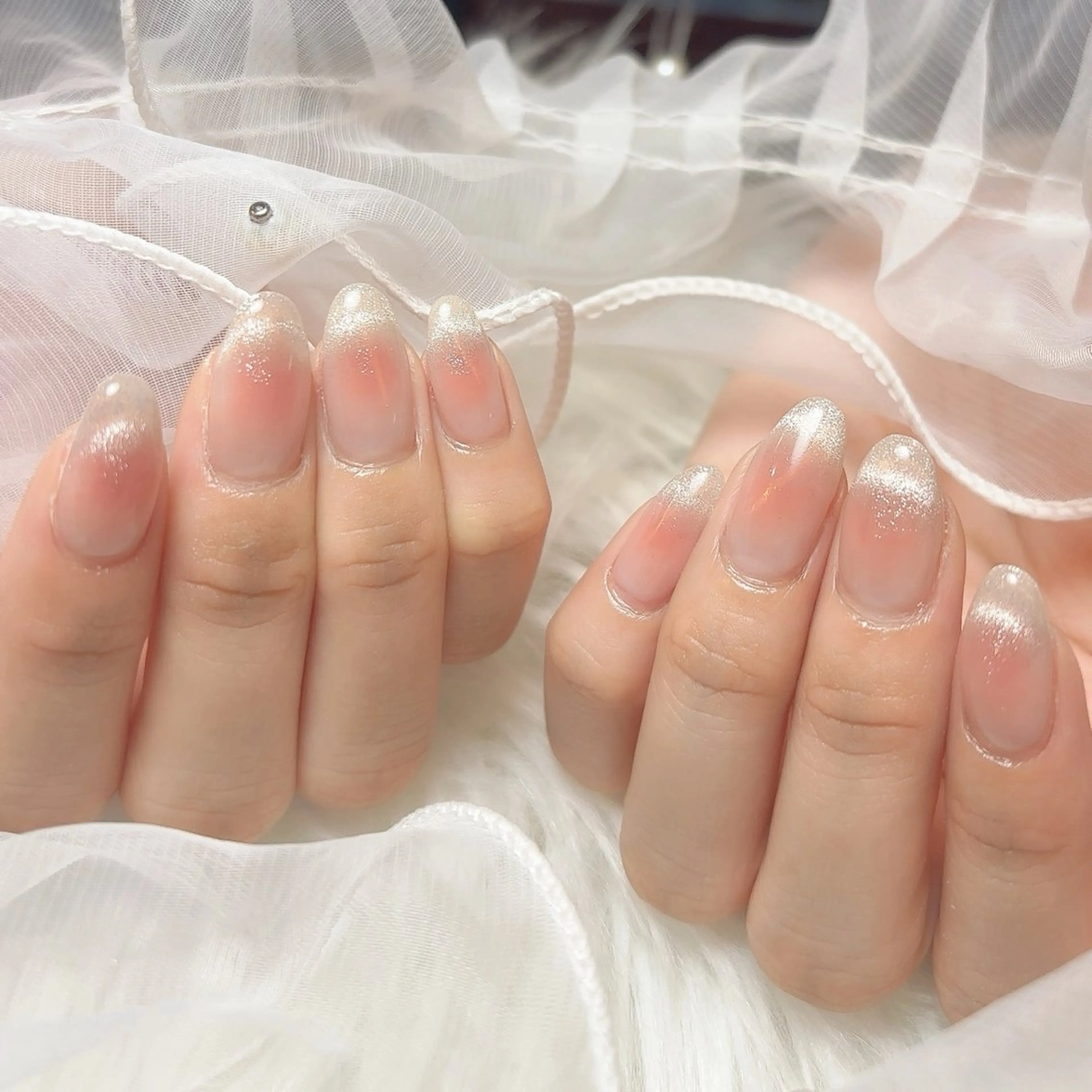 ネイル チークネイル マグネットネイル ハンドネイル SALON DOUDOUのネイルデザイン