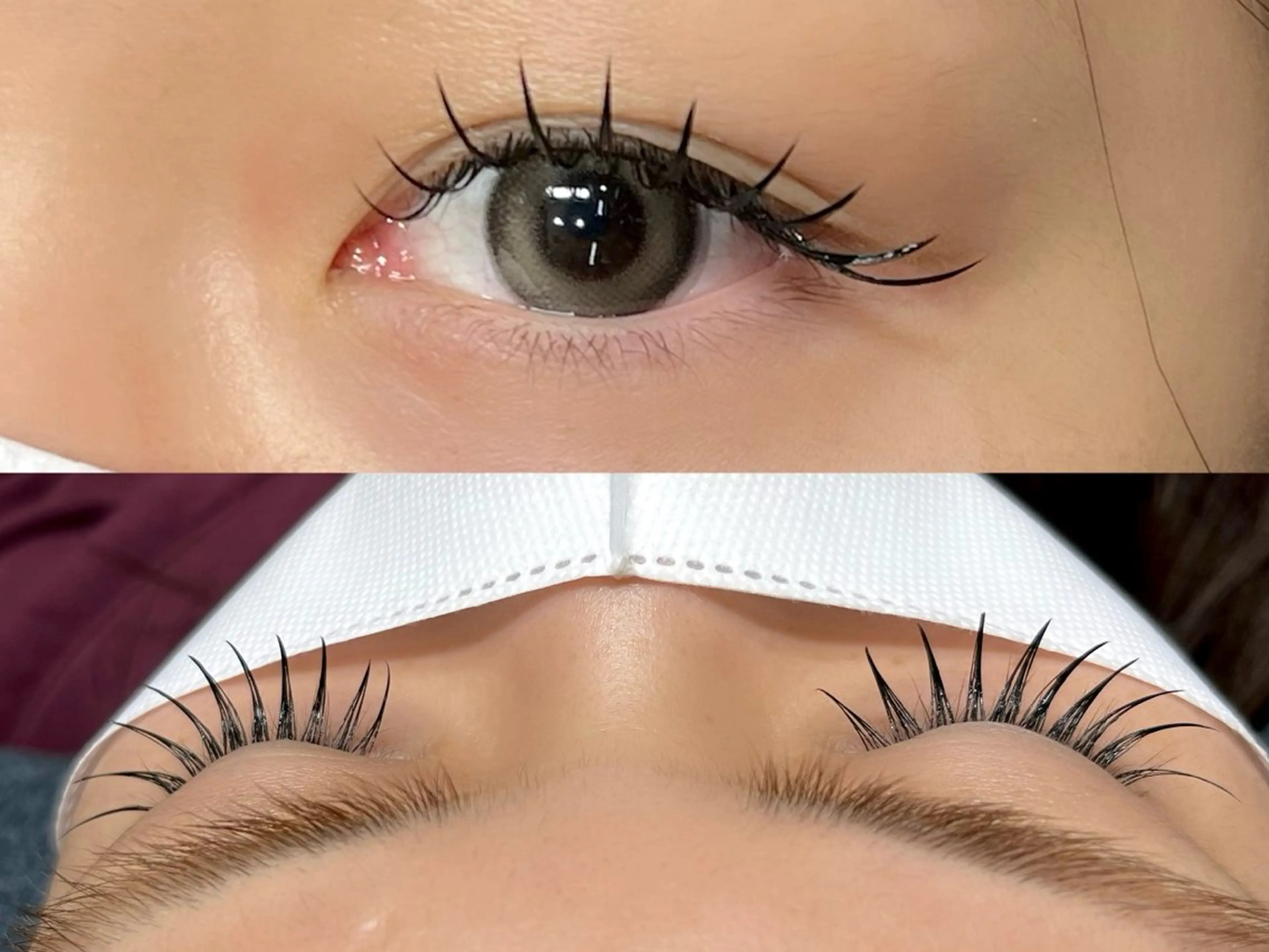 マツエク・マツパ Cカール フラットラッシュ Jカール マツエク Lupines🫧 MONEのマツエク・マツパデザイン