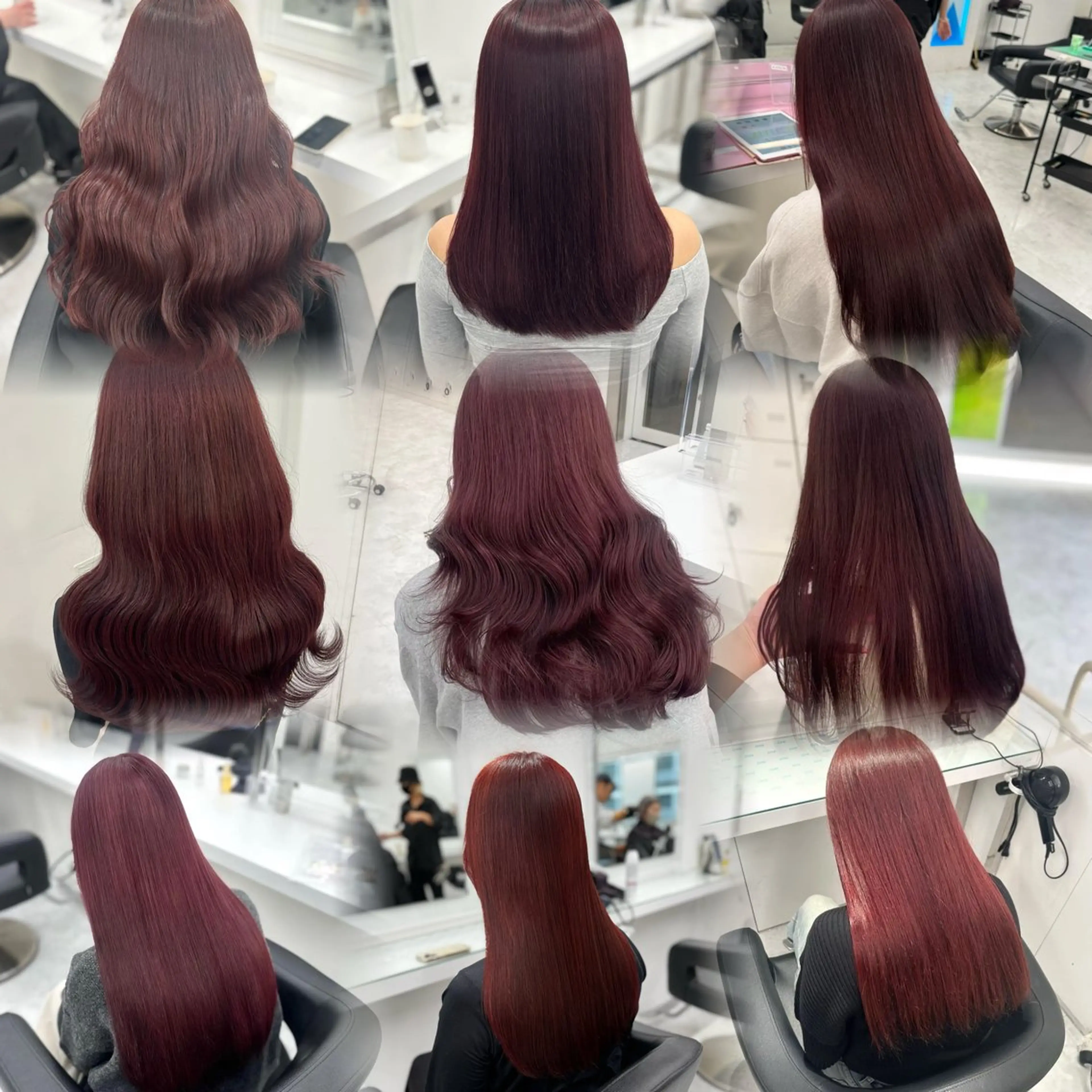 ロング カット ヘアカラー お洒落暖色 🍒AOI🍒のヘアスタイル