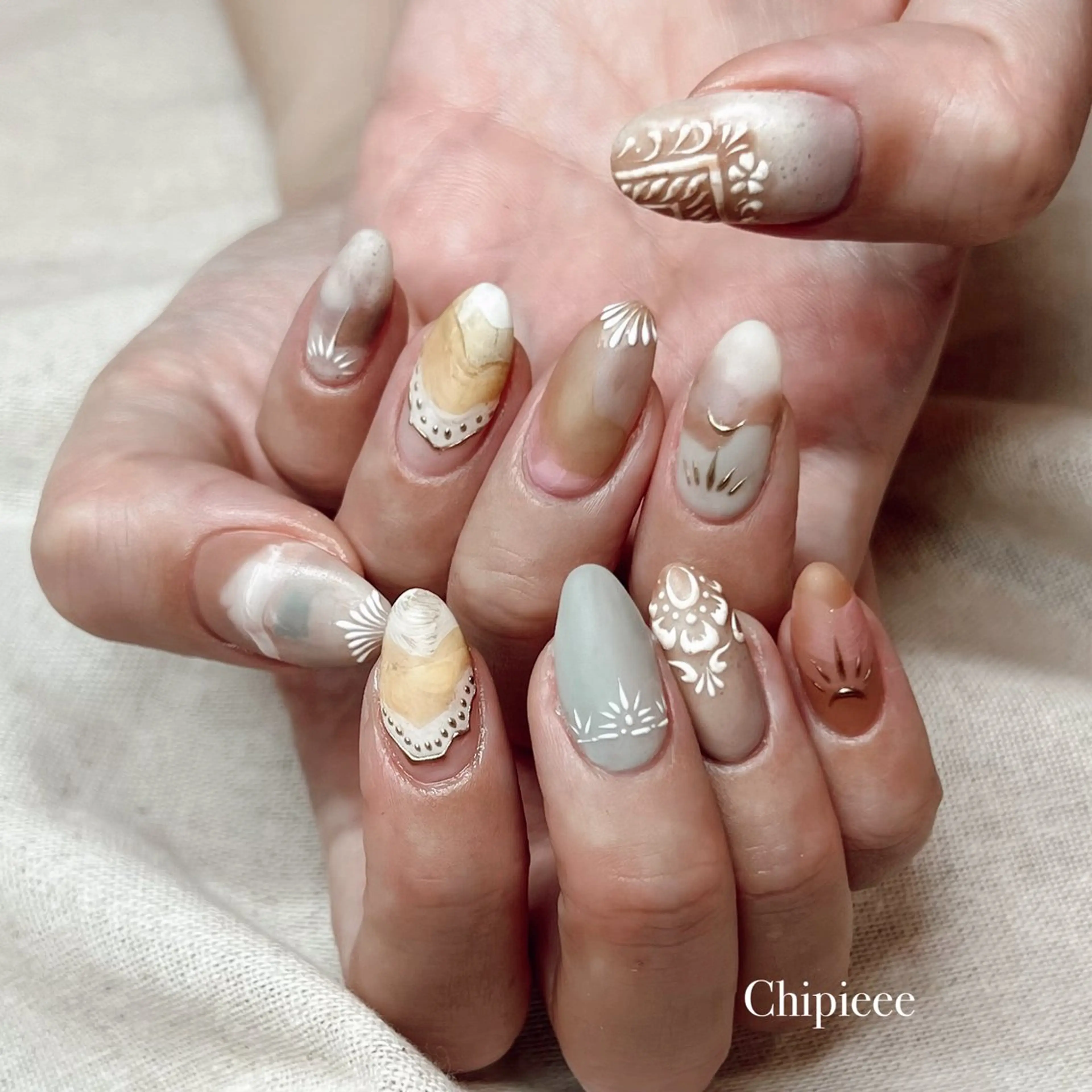 ネイル ハンドネイル Chipieee Tokyoのネイルデザイン
