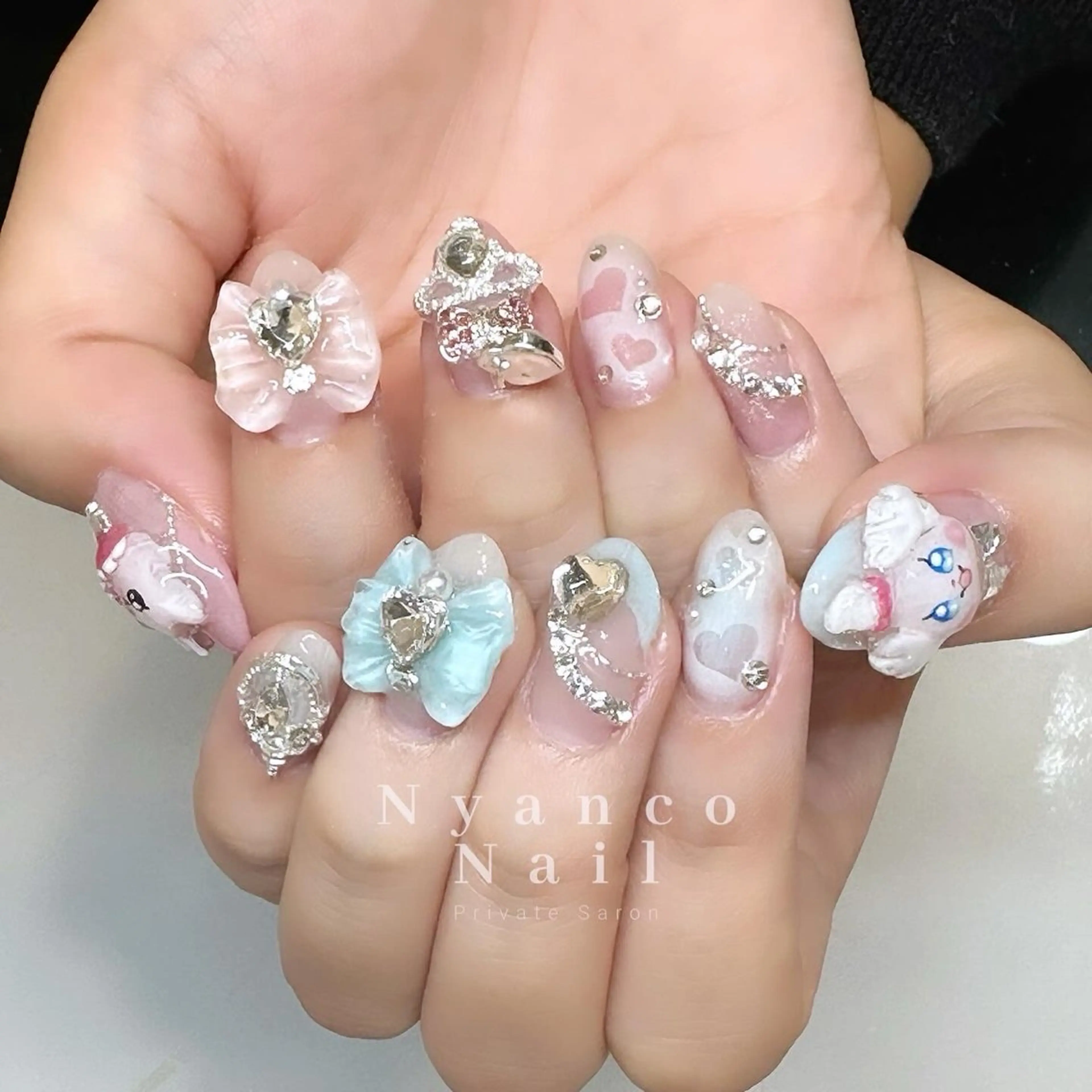 ネイル ジェルネイル 冬ネイル Nyanco Nailのネイルデザイン