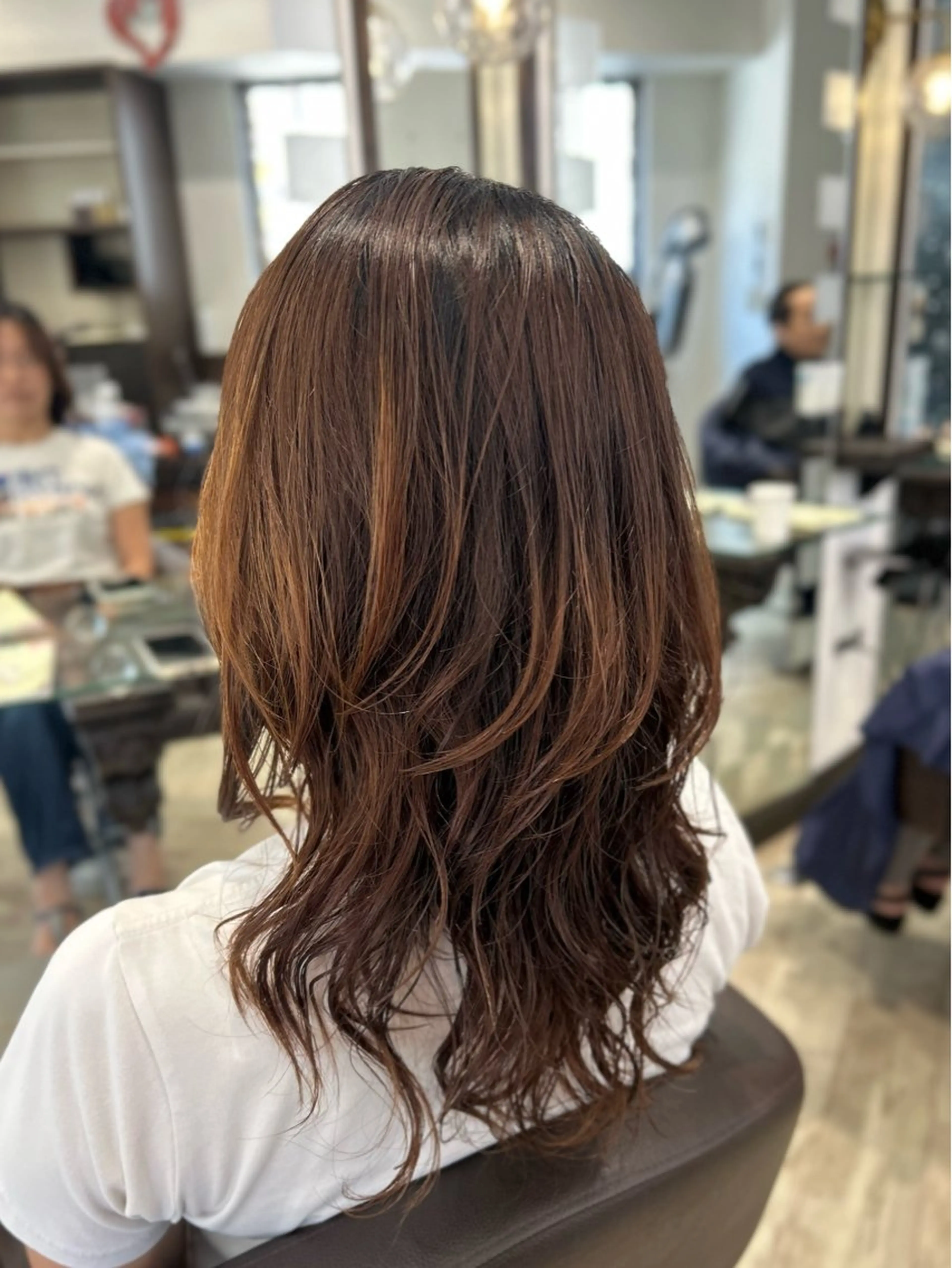 カット+ウェーブパーマ+4stepケア+RefaVEENAの写真