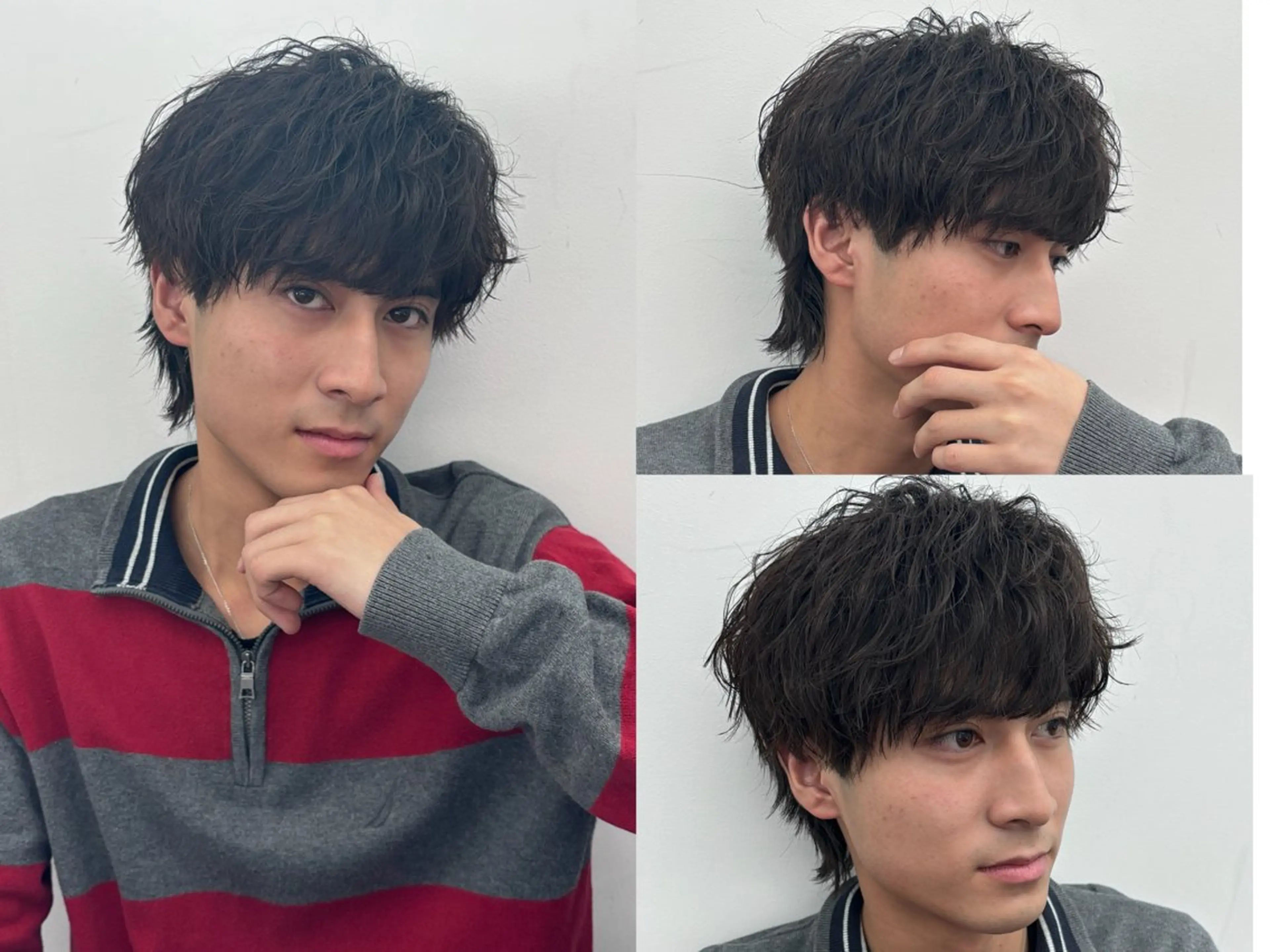 カラー パーマ メンズ メンズパーマ スパイキーショート 波巻きパーマ カット ヘアカラー パーマ 土岐 仁/メンズ専門 パーマ特化美容師のヘアスタイル