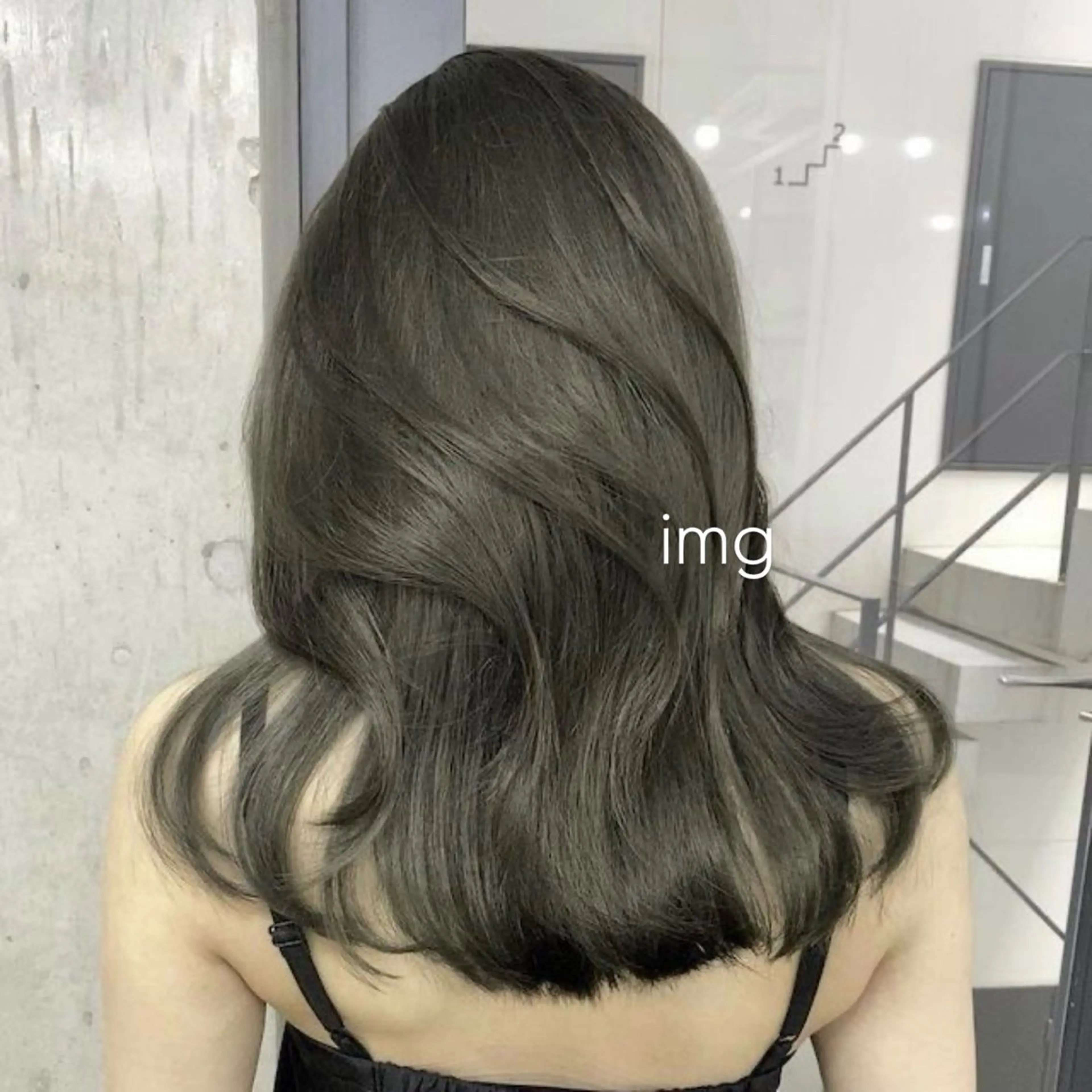 【one color🩵＋ Aujua 2steptreatment🫧】（ブリーチカラー不可🙅🏻‍♀️）の写真