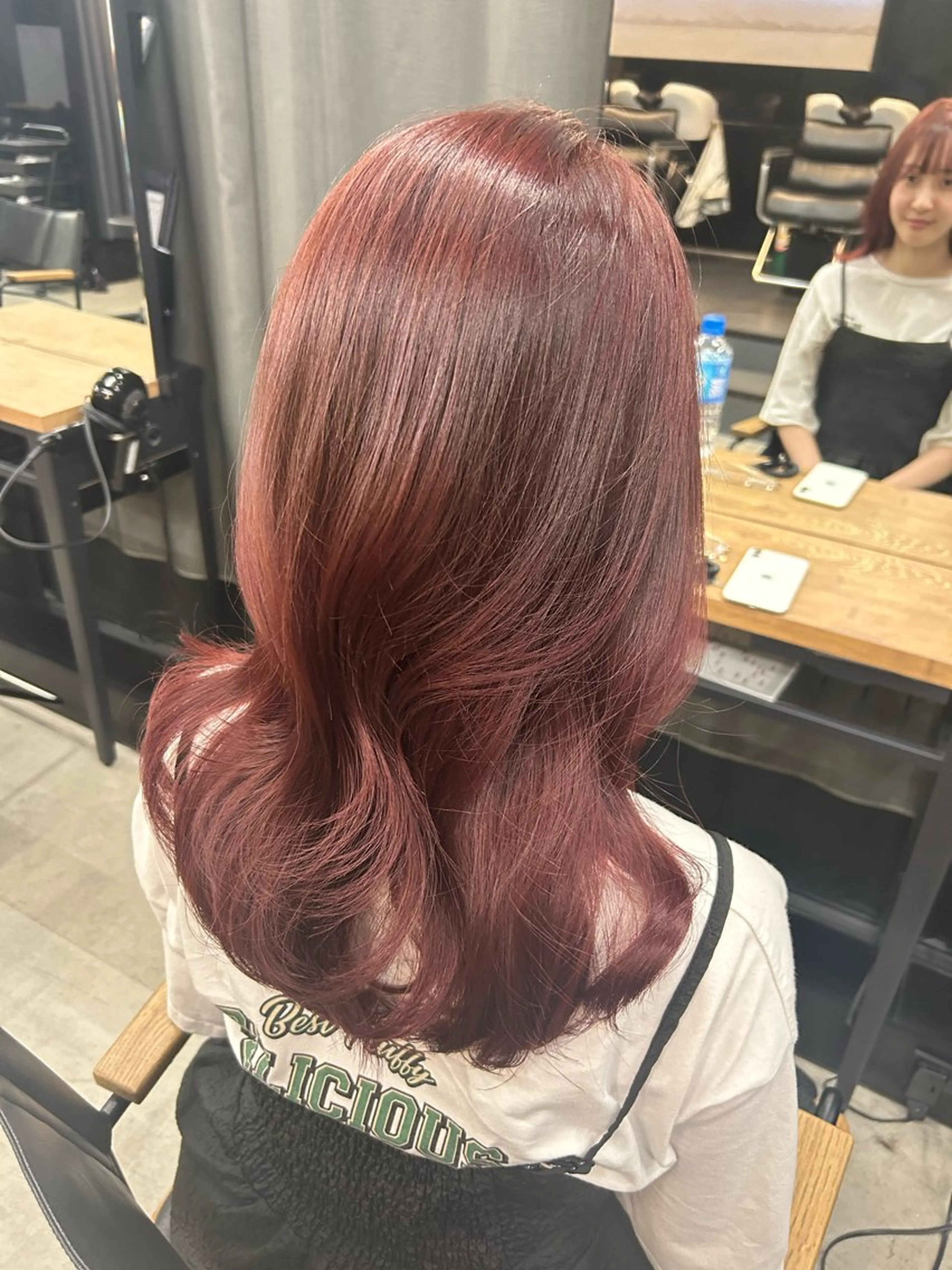 ロング 女性らしいモテヘア 韓国ヘアhikariのヘアスタイル