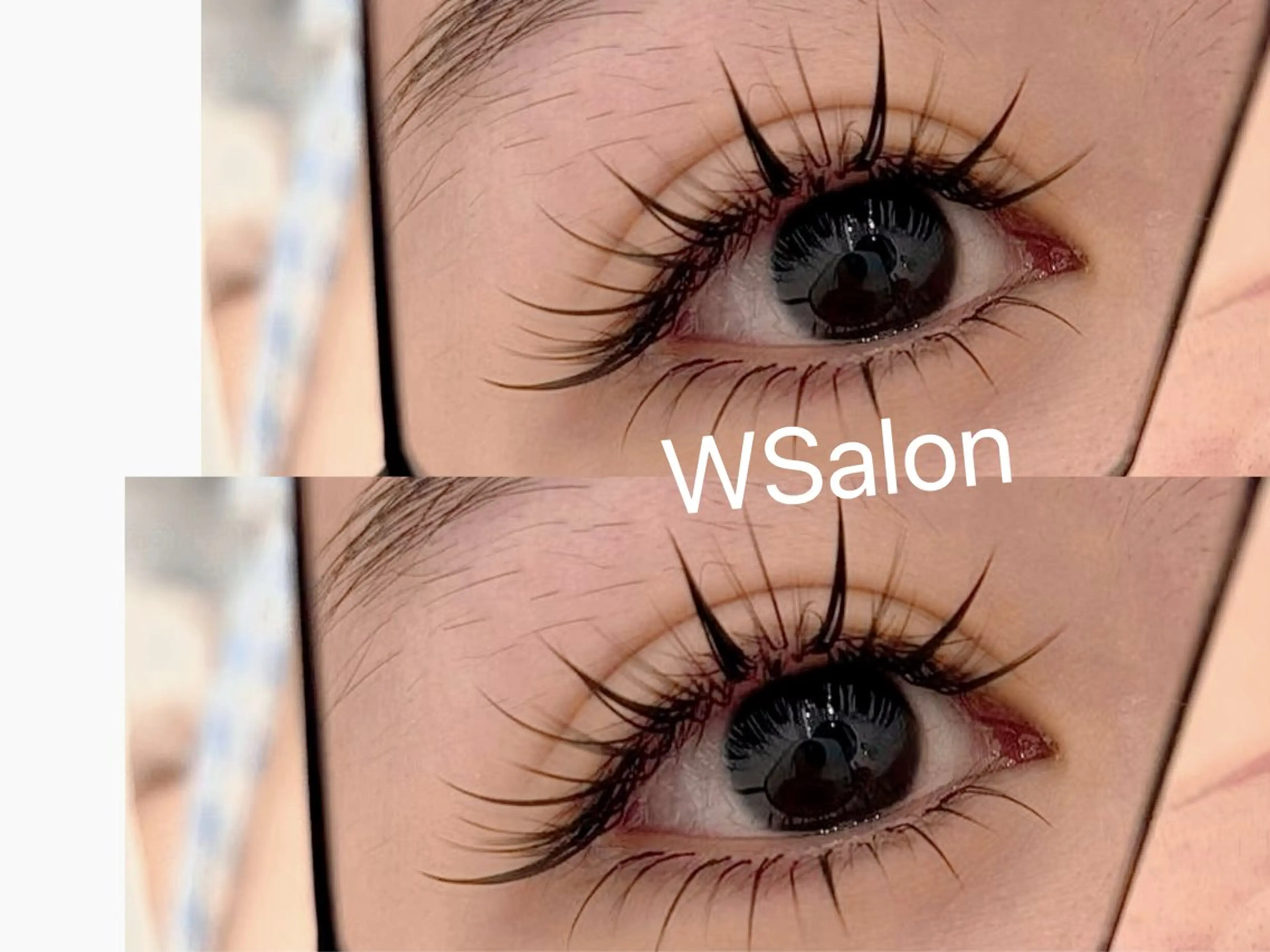 マツエク・マツパ 付け放題 バインドロック カラーマツエク フラットラッシュ 韓国風マツエク WSalon  アイラッシュ所属・W Salon アイラッシュのマツエク・マツパデザイン