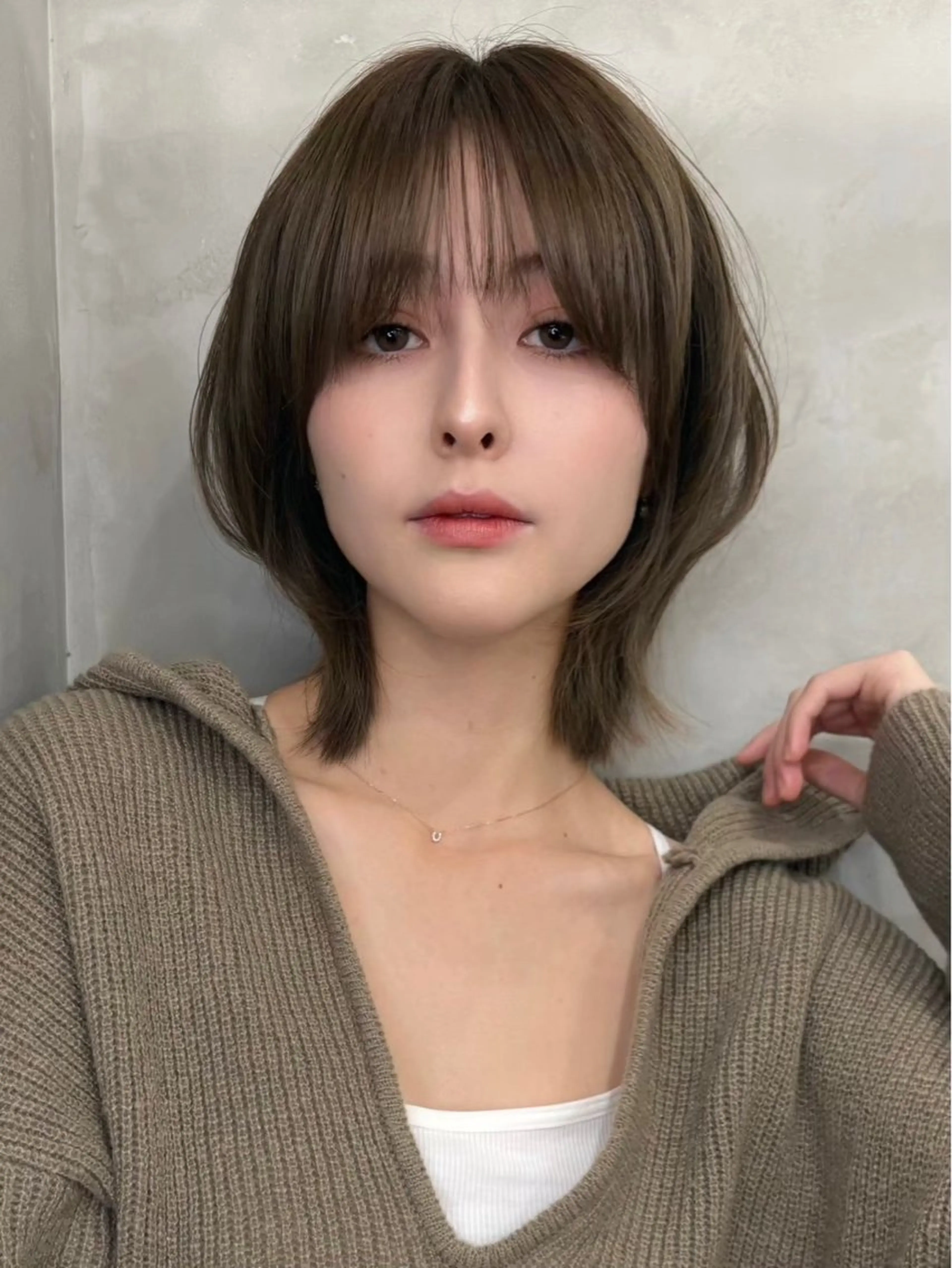 ミディアム カラー 透明感カラー トリートメント ヘアカラー トリートメント 韓国トレンドヘア🐥 こうすけのヘアスタイル
