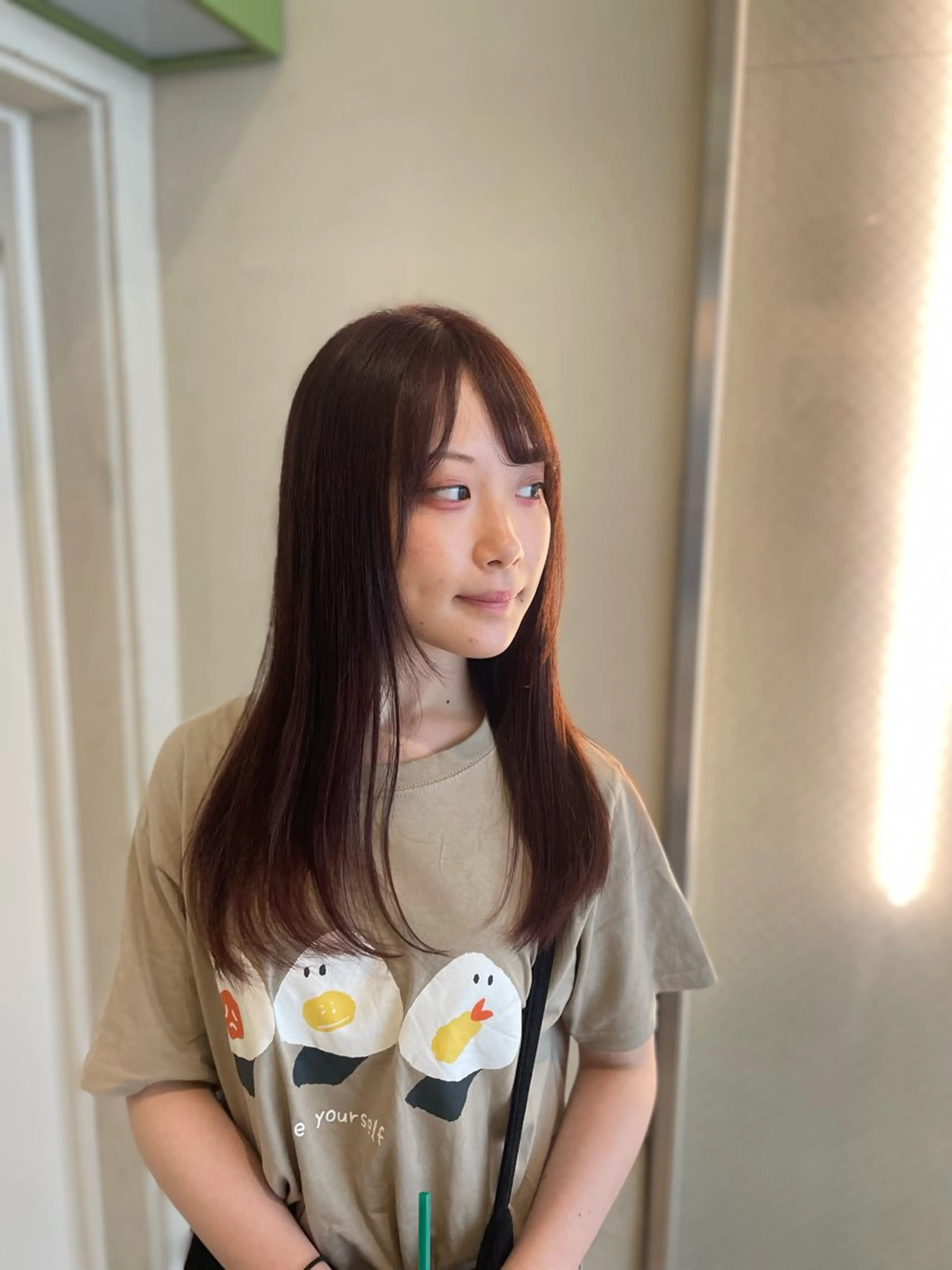 ロング カラー ブラウンカラー ピンクカラー ピンクブラウン MASHIRO💎 透明感カラー/カットのヘアスタイル