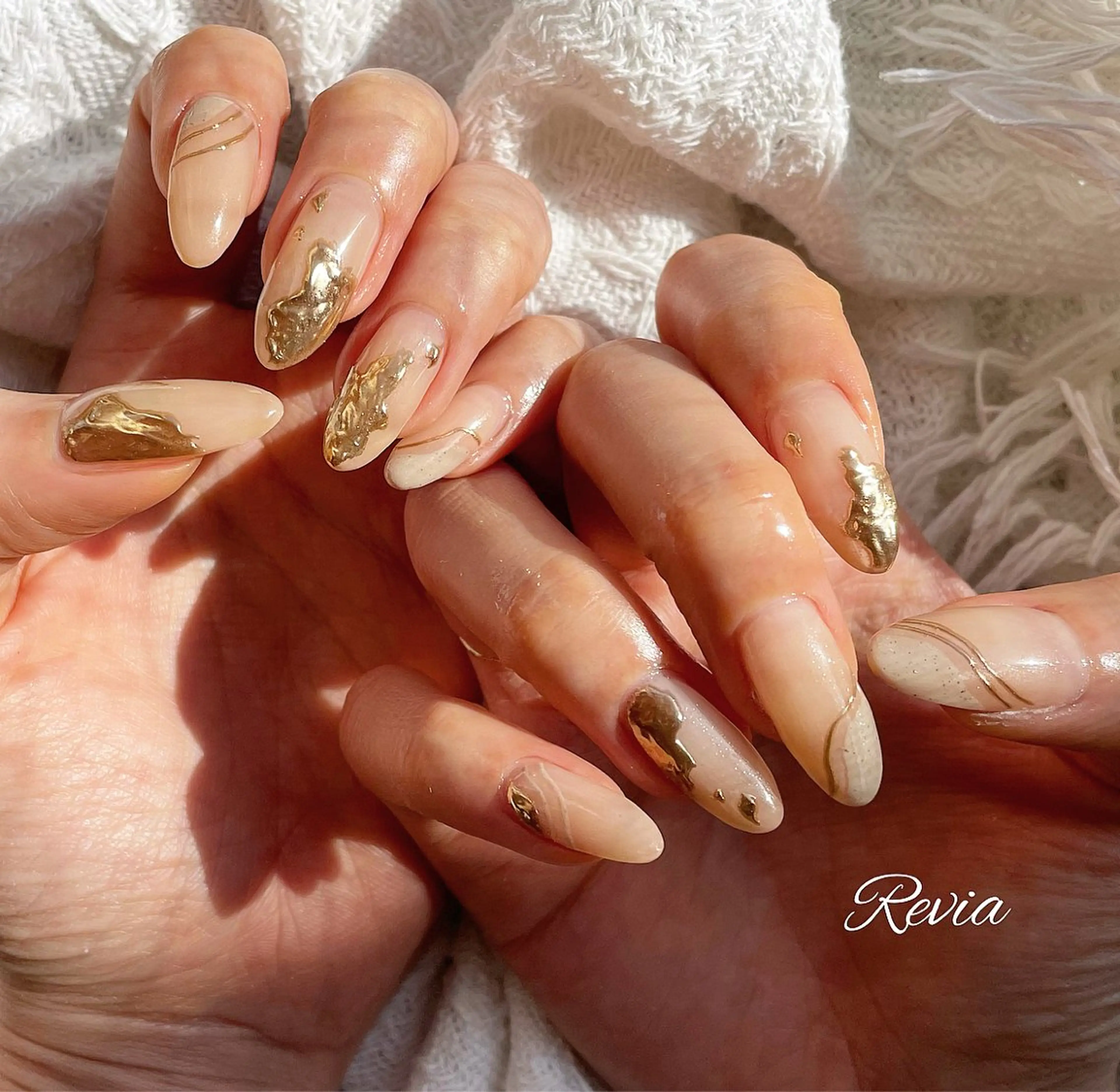 ネイル ハンドネイル revia所属・ERI Nailistのネイルデザイン
