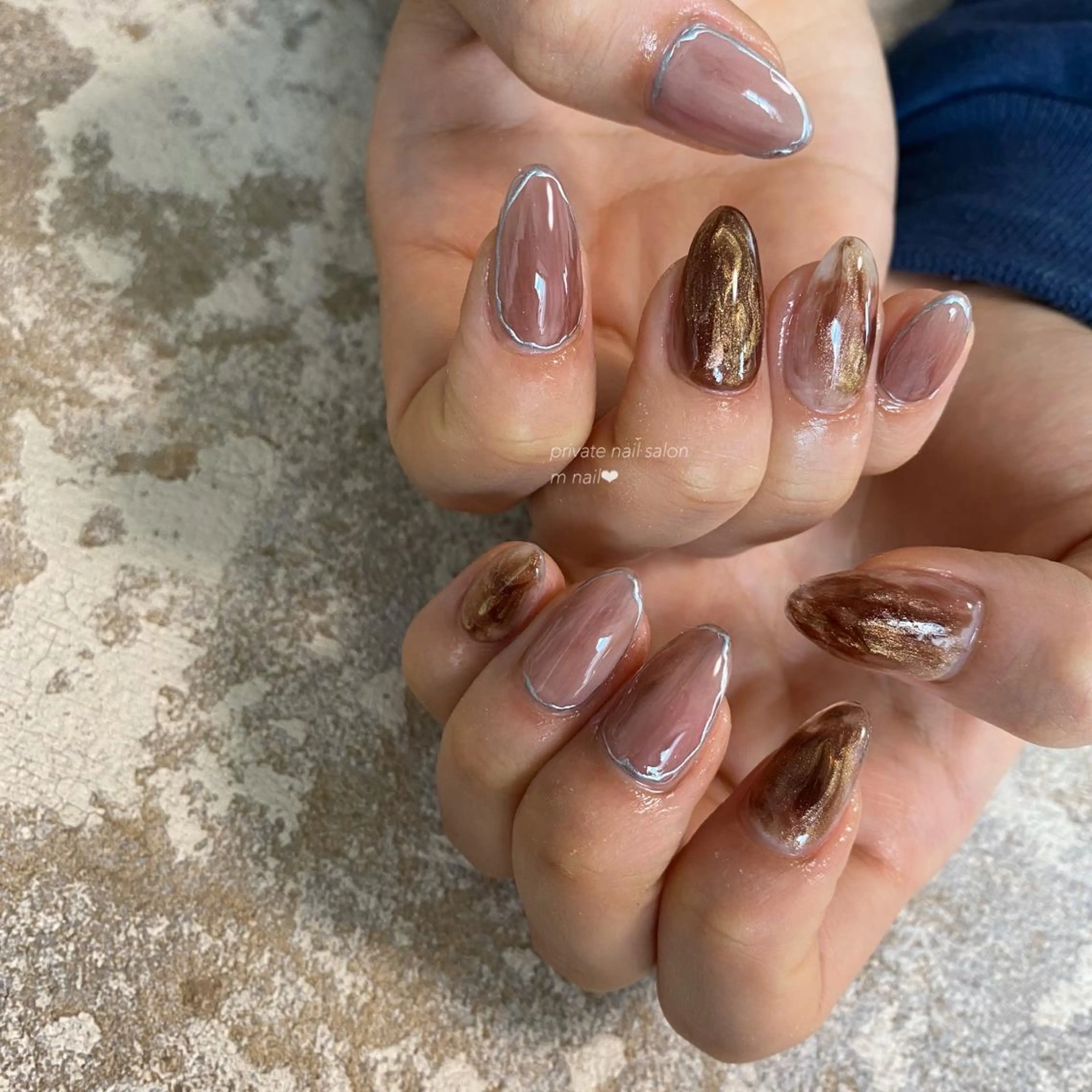 ネイル 持ち込み ハンドネイル 小河原 舞のネイルデザイン