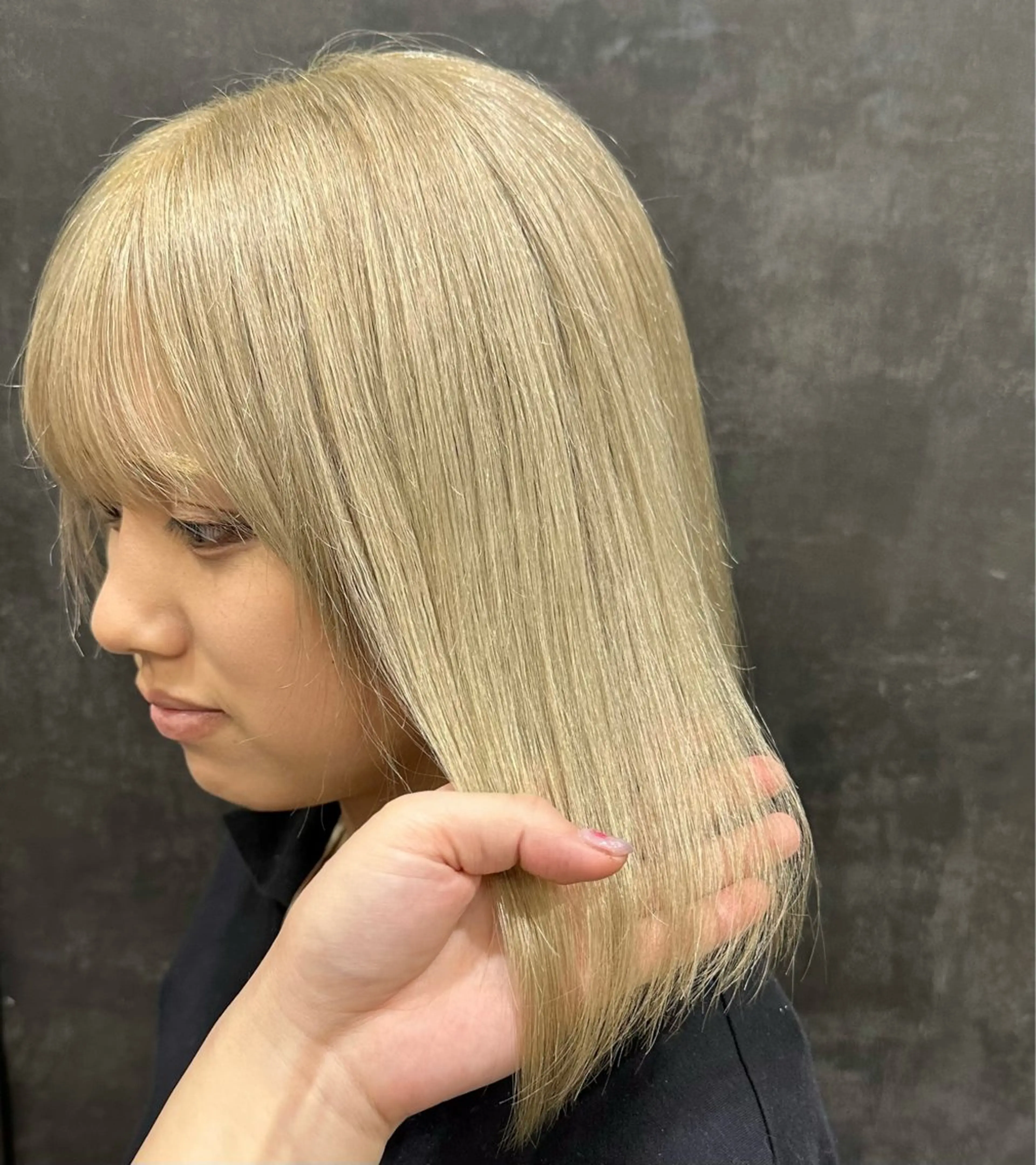 🌙 bleachリタッチ+オンカラー 🌙の写真