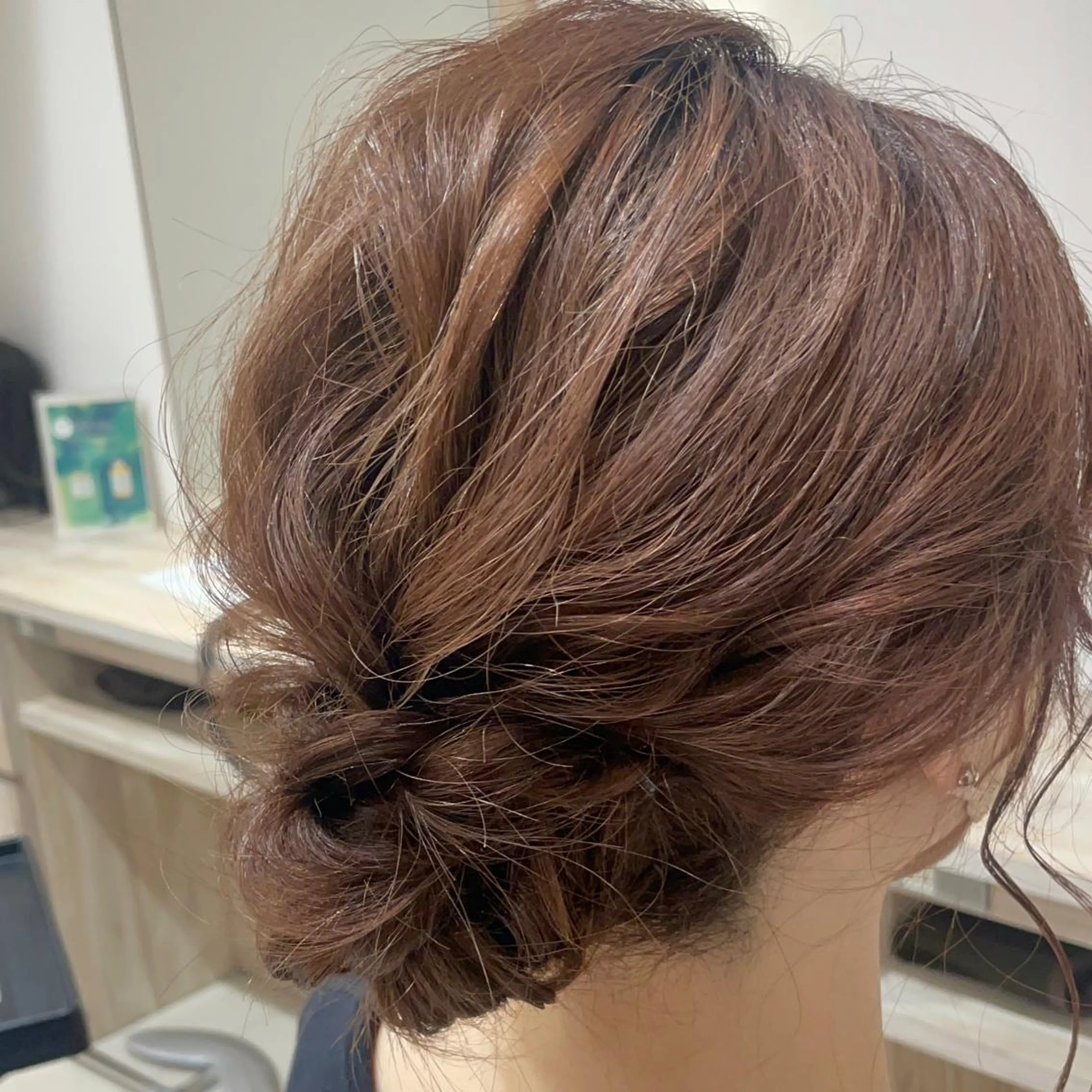 ミディアム ヘアセット ナカタ ユウナのヘアスタイル