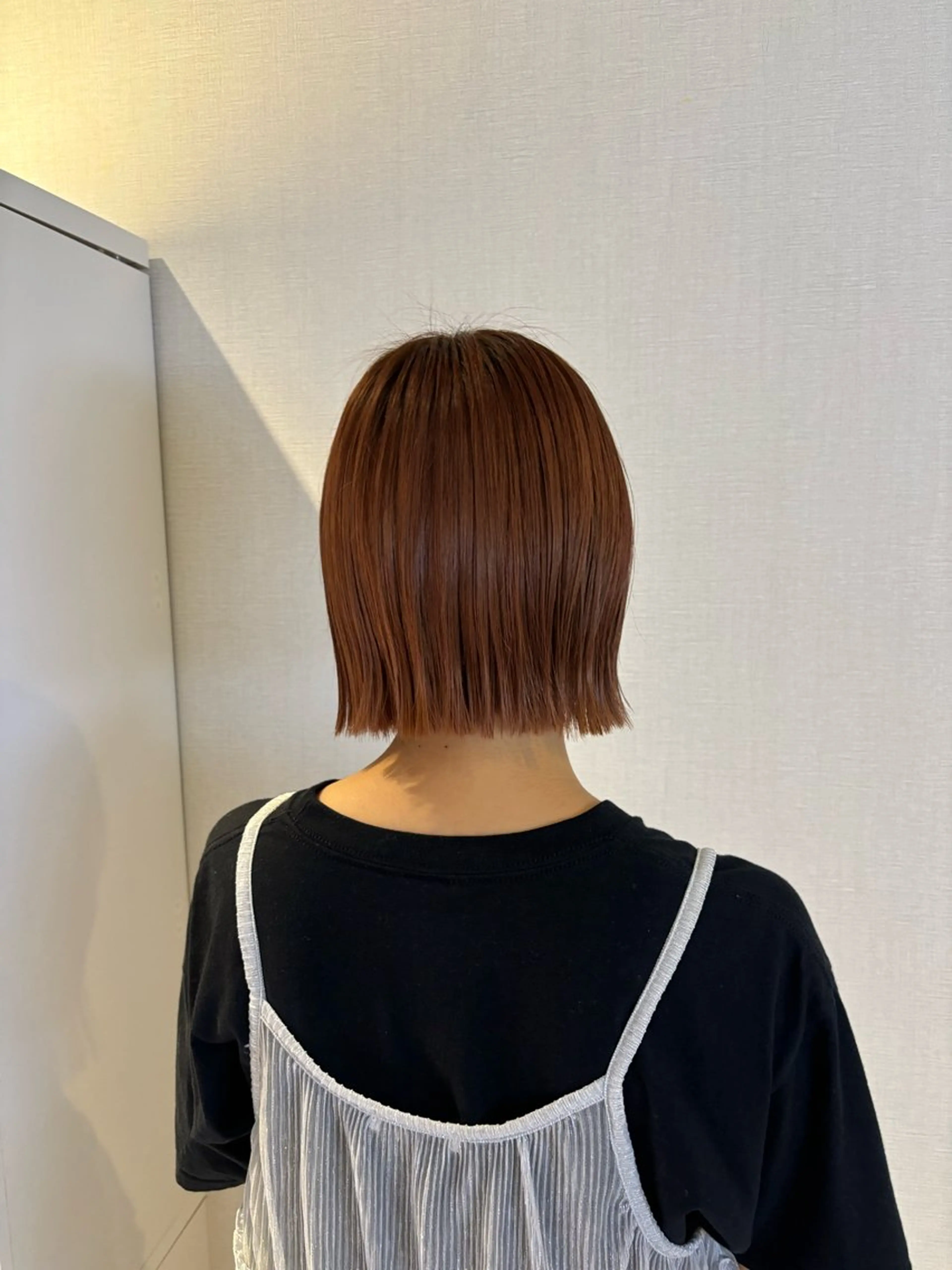 ショート カラー オレンジ ピンクカラー [amu]kaho /メンズカット🧃のヘアスタイル