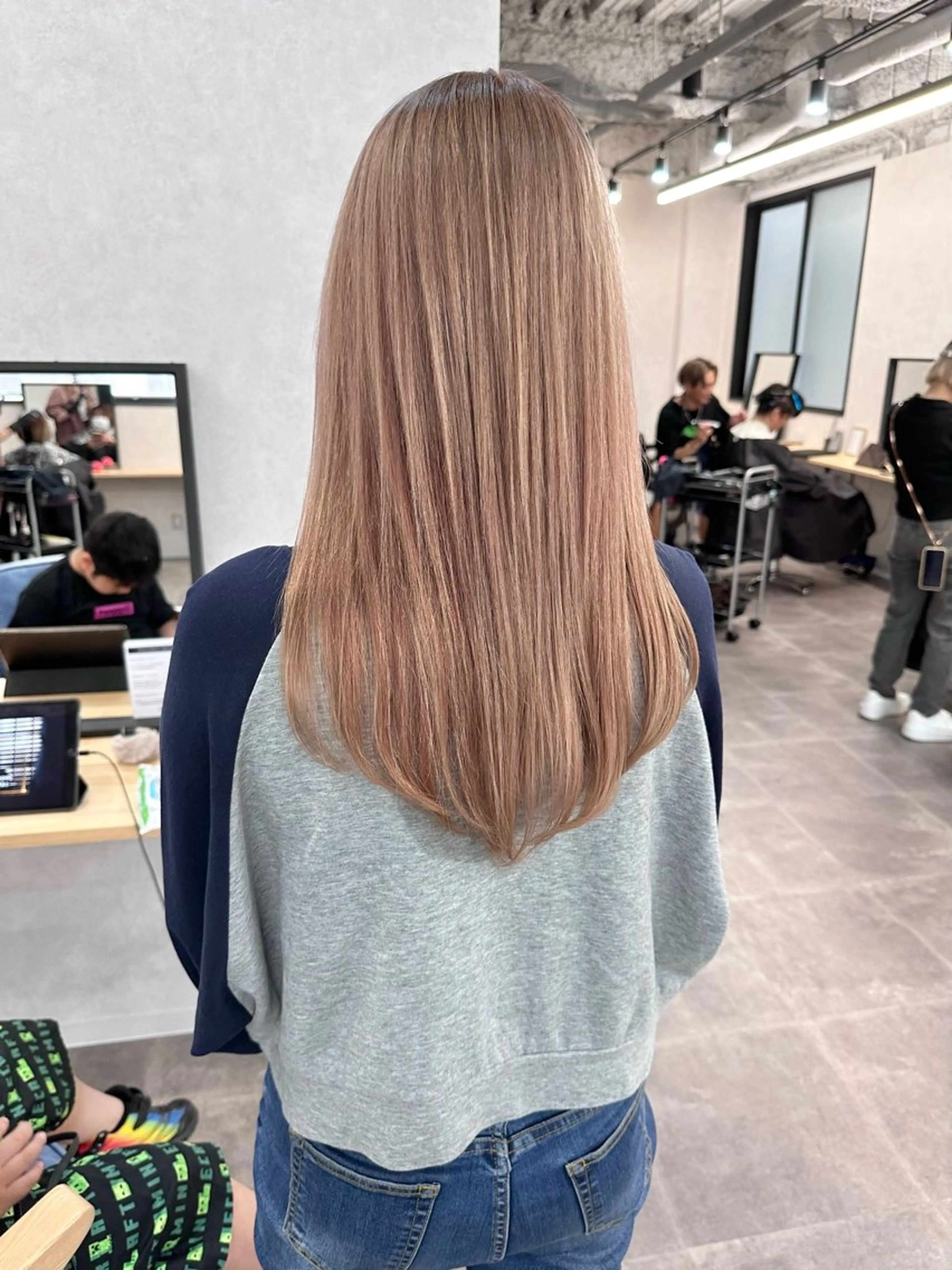 ロング カット ヘアカラー トリートメント 💎lino _by _ACNE💎 🧸のヘアスタイル