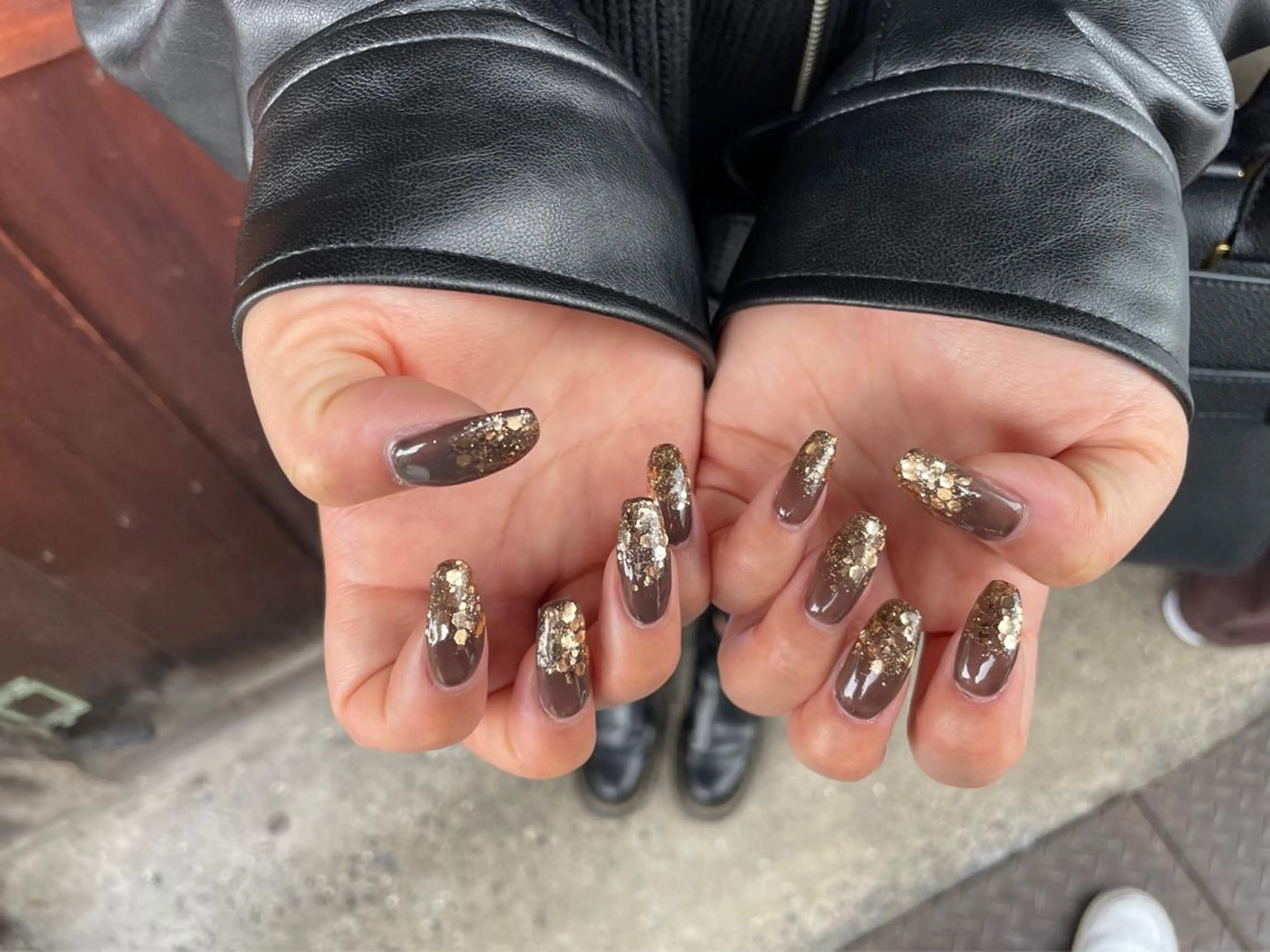 ネイル アートネイル フレンチネイル グラデーション ミラーネイル ニュアンスネイル ハンドネイル Belleﾍﾞﾙ所属・Belle　Nail 【haluca】のネイルデザイン