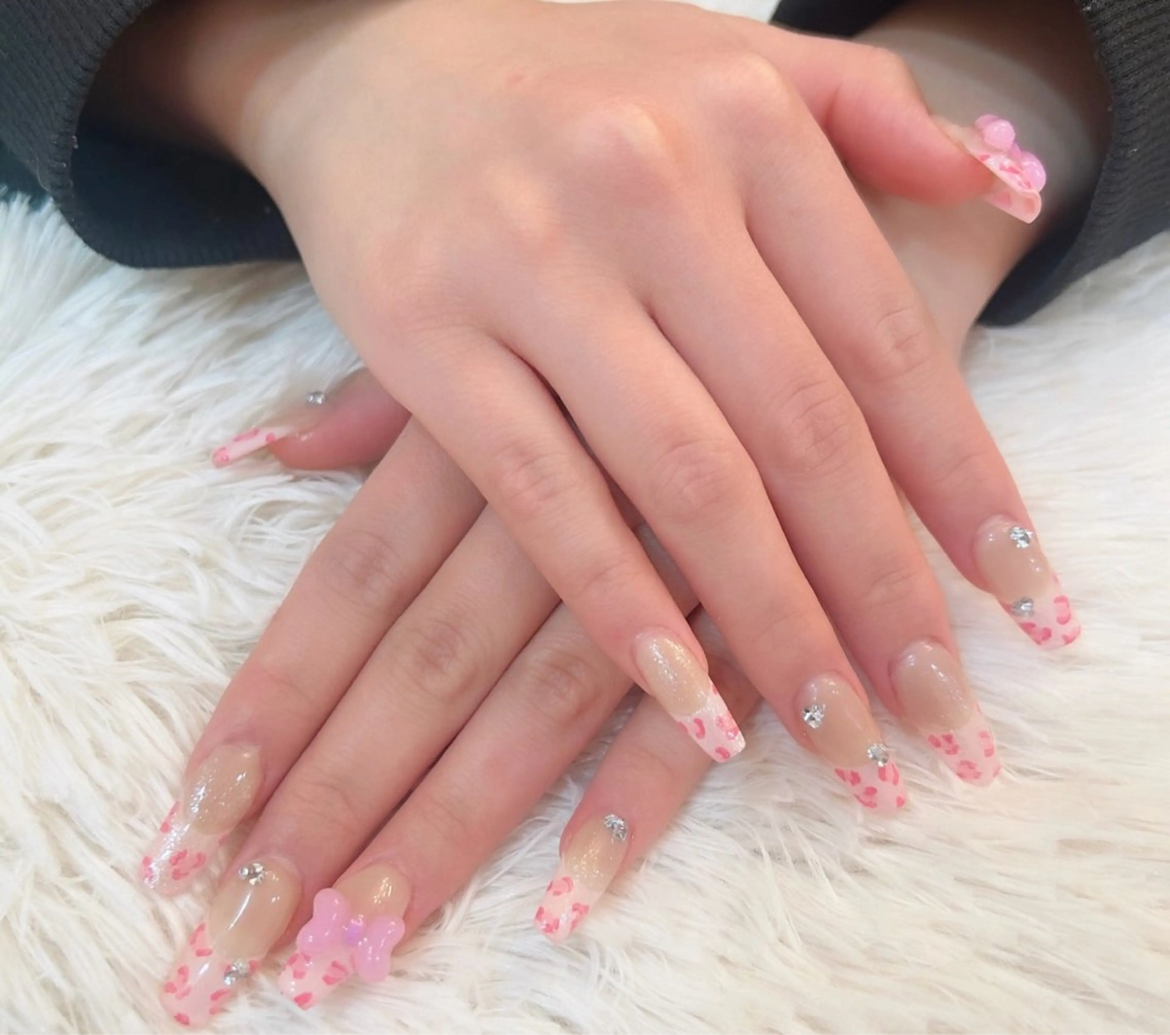 ネイル ロングネイル ハンドネイル CherieNail 💗manaのネイルデザイン