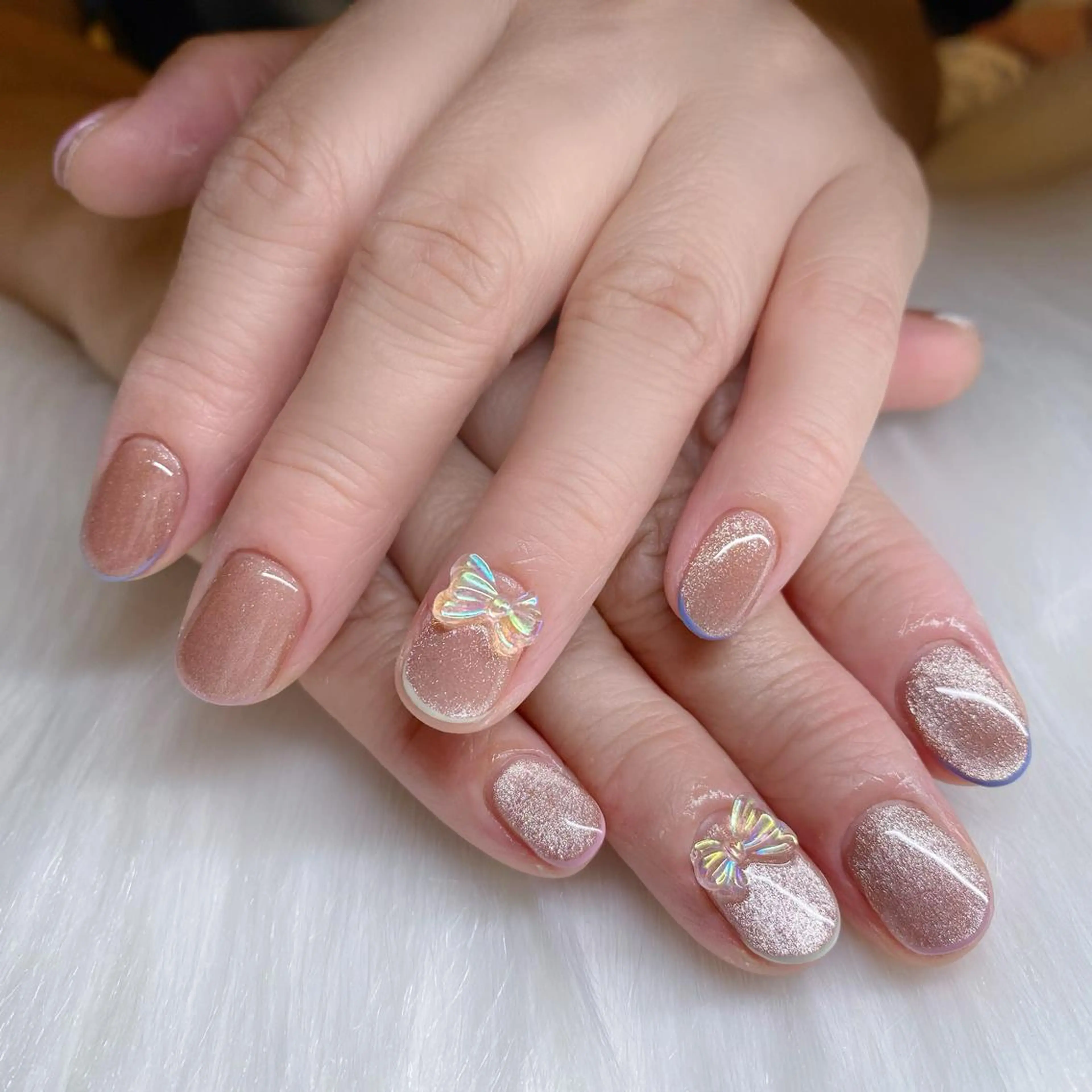 ネイル フレンチネイル マグネットネイル ハンドネイル Nail Lifeのネイルデザイン