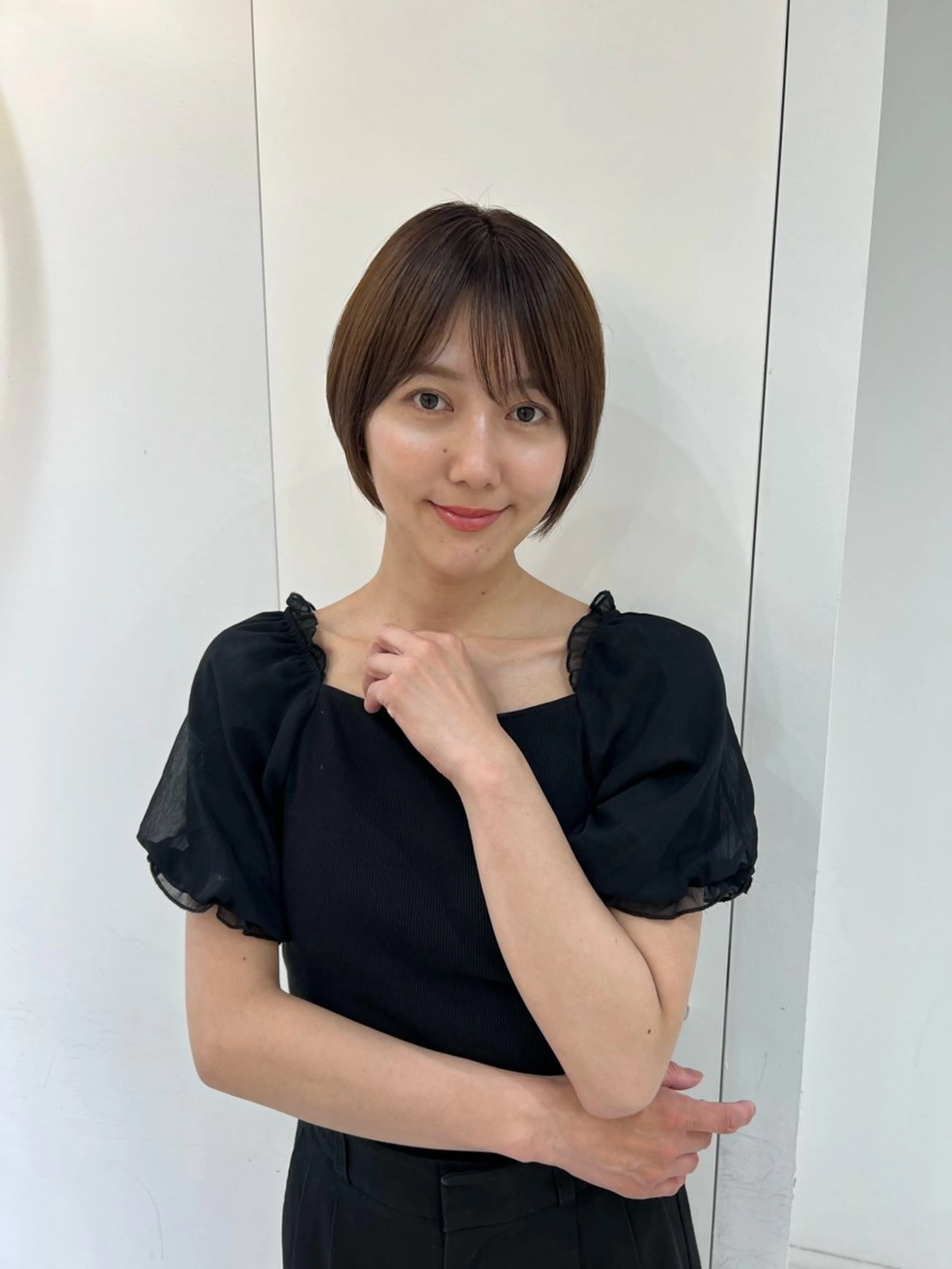 ショート カット ヘアカラー トリートメント TSUBASA/銀座 メンズ◎ショート女子のヘアスタイル