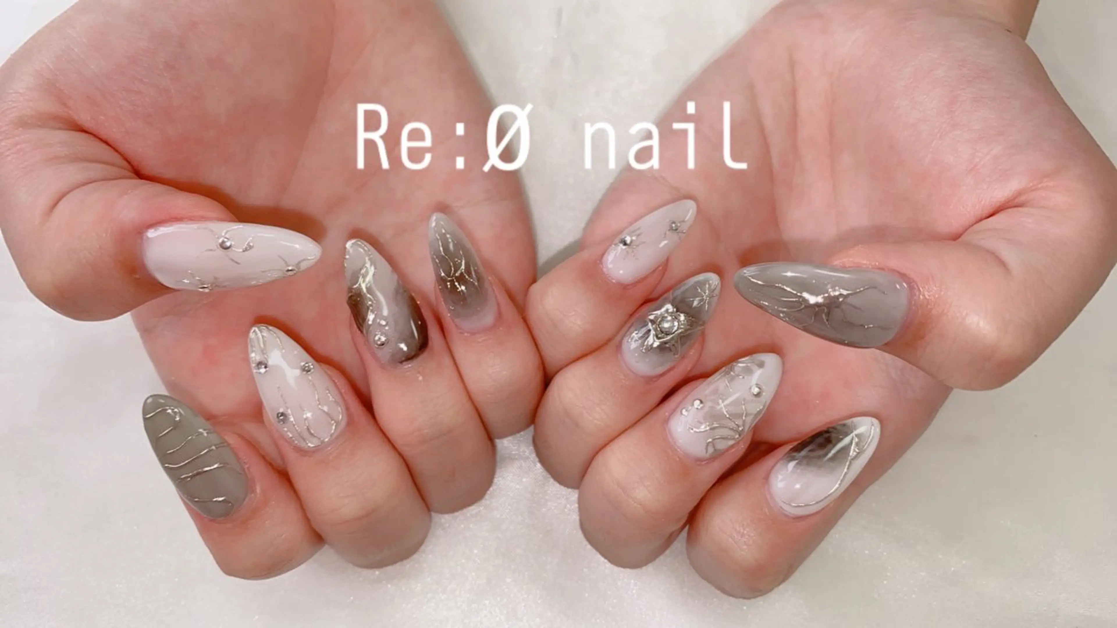 ネイル ハンドネイル Re:Ø nail 🩵TSUJIのネイルデザイン
