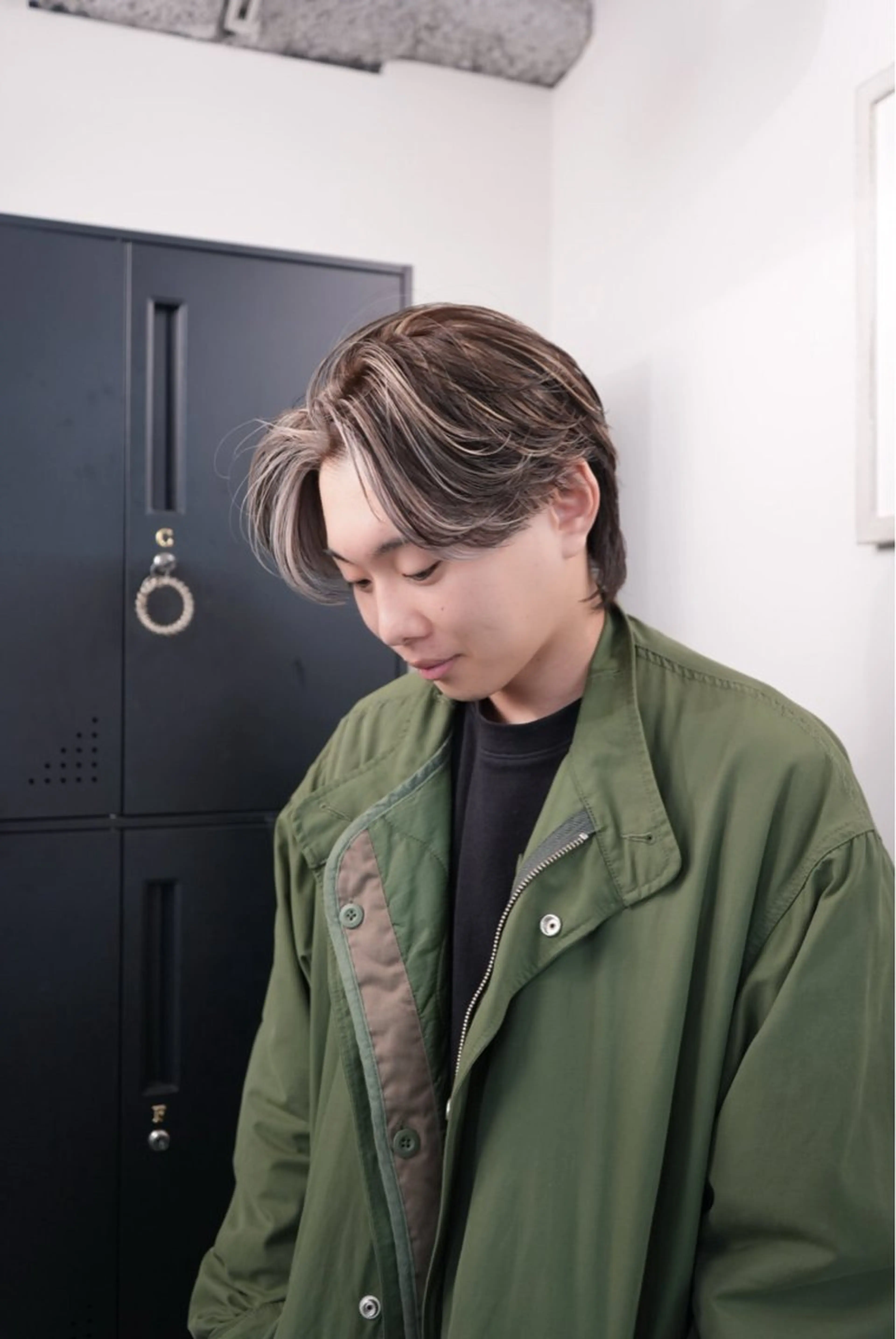 カラー メンズ メンズハイライト デザインカラー ハイライトカラー 新宿/ハイトーン /パーマ/戸羽のヘアスタイル