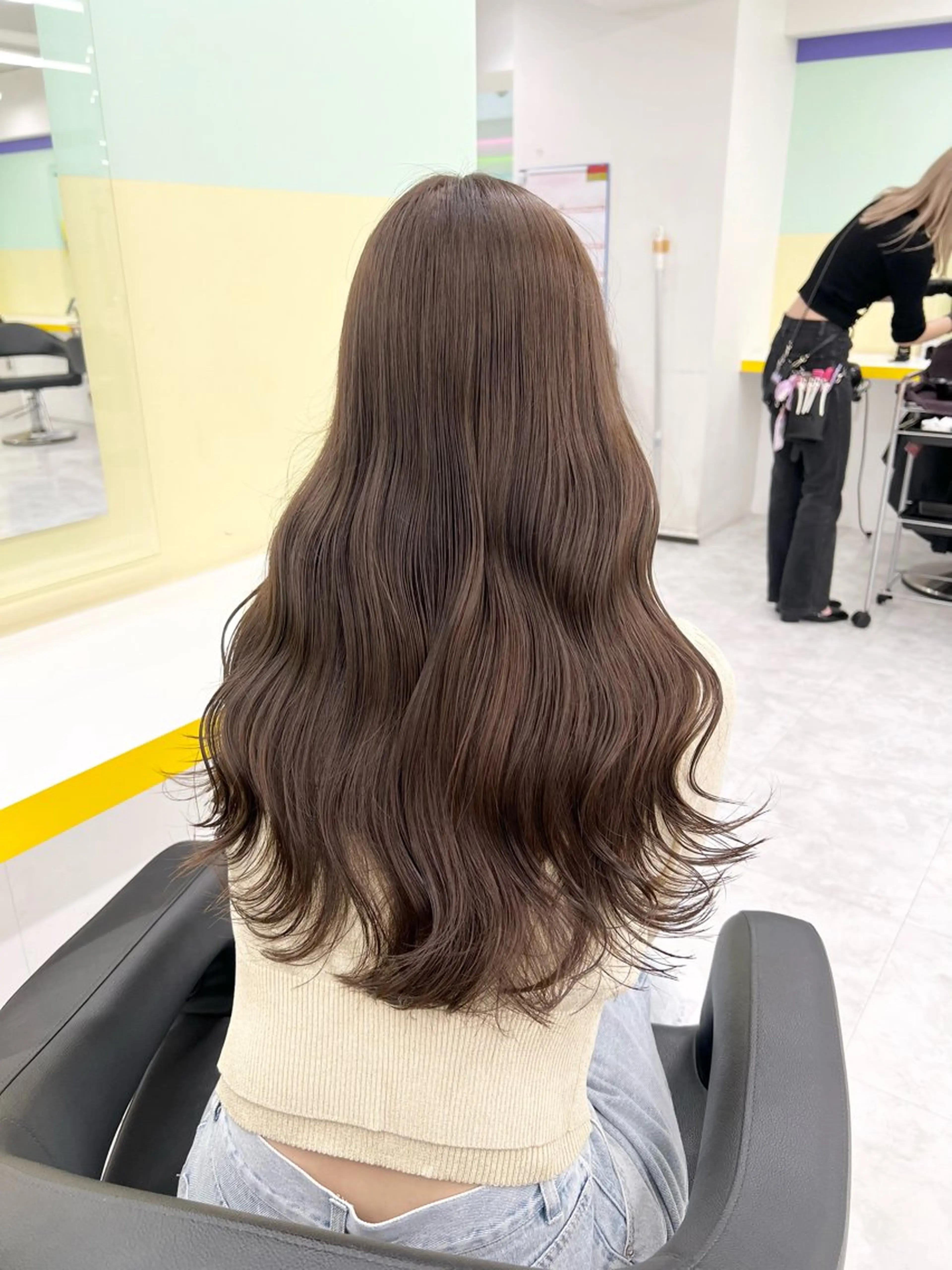 セミロング 💍レイヤーカット 艶髪💍亘紘輝のヘアスタイル