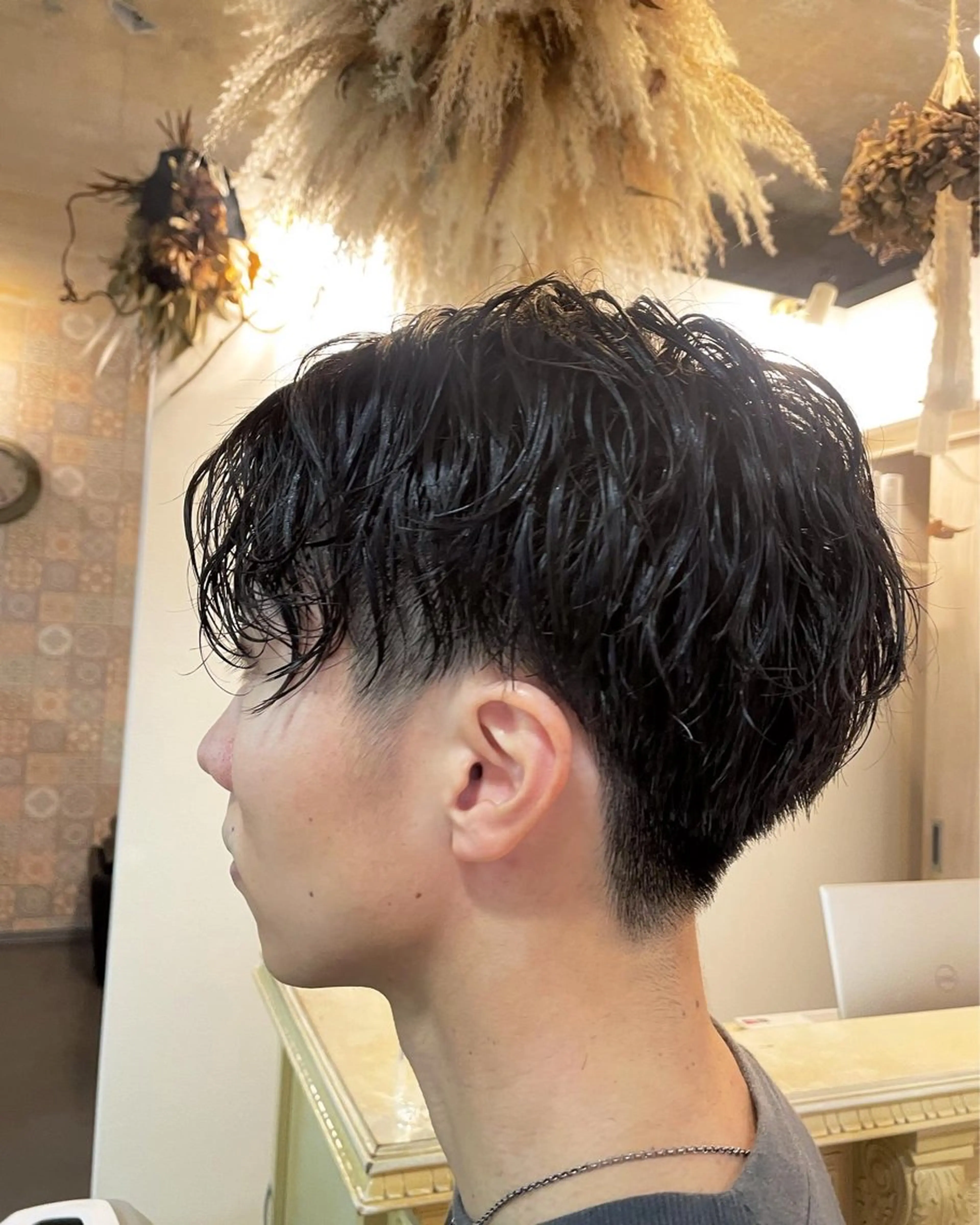 パーマ メンズ 荒牧 絵美のヘアスタイル