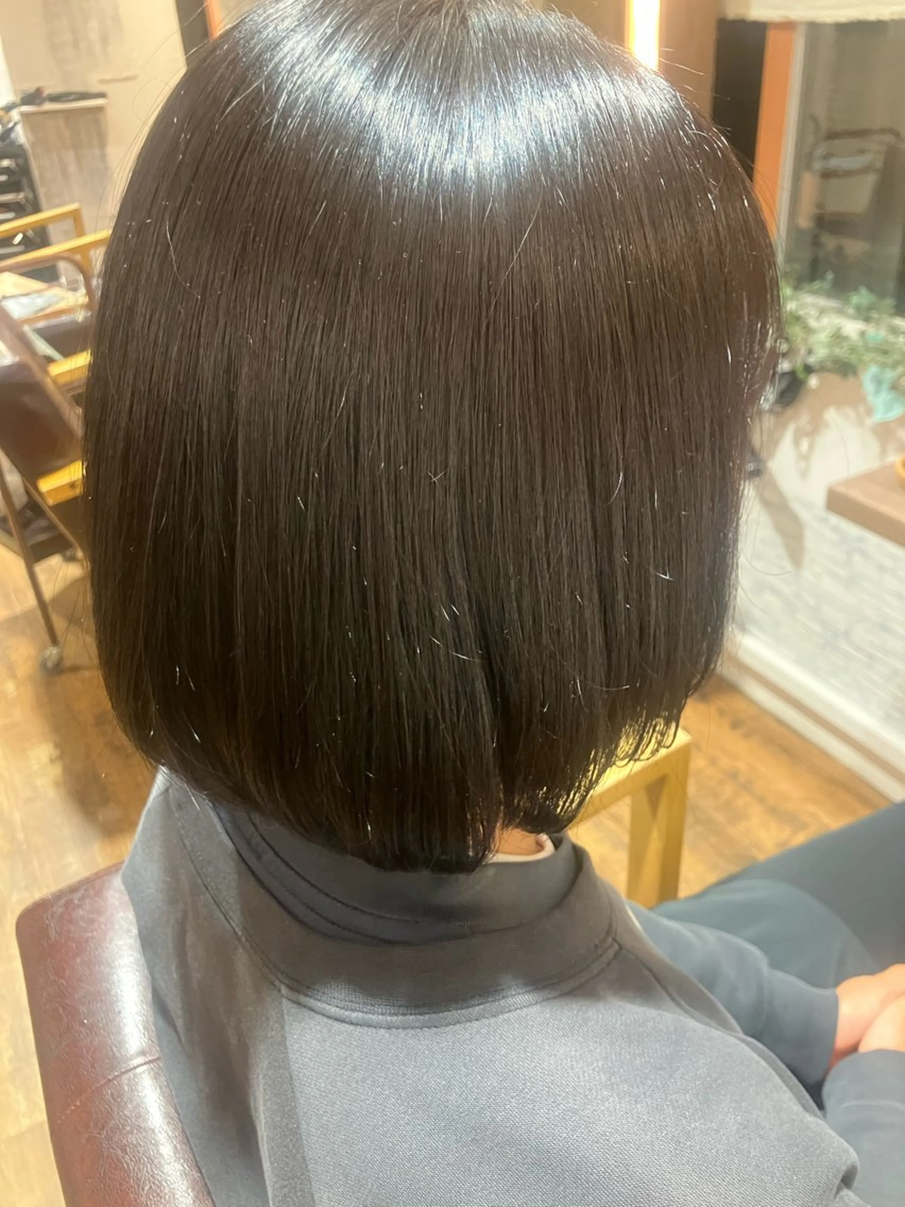 ミディアム ヘアカラー 葉月 怜美のヘアスタイル