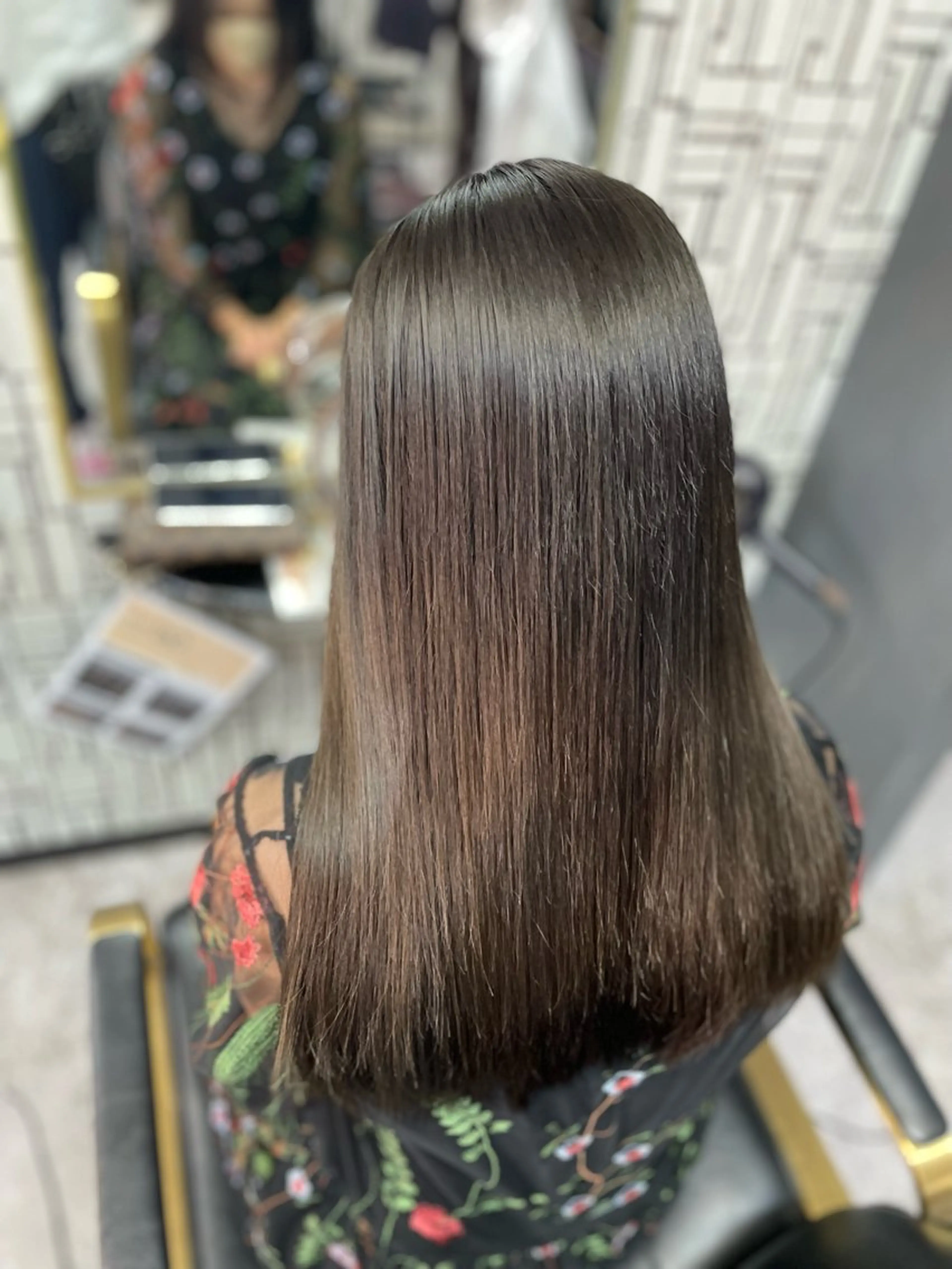 ロング 縮毛矯正 カット 縮毛矯正 トリートメント 篠原 侑作のヘアスタイル