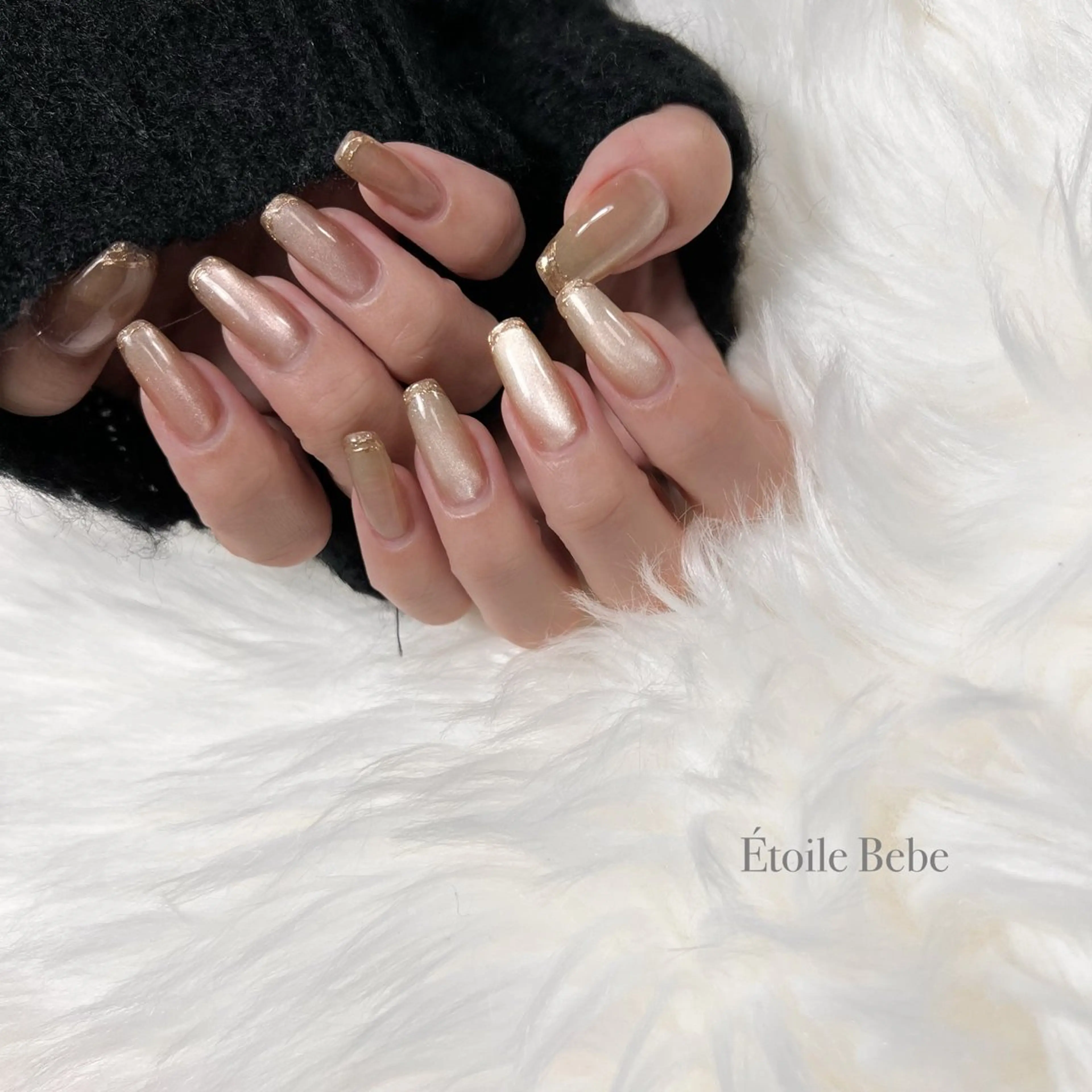 ネイル ニュアンスネイル ハンドネイル Étoile Bebeのネイルデザイン