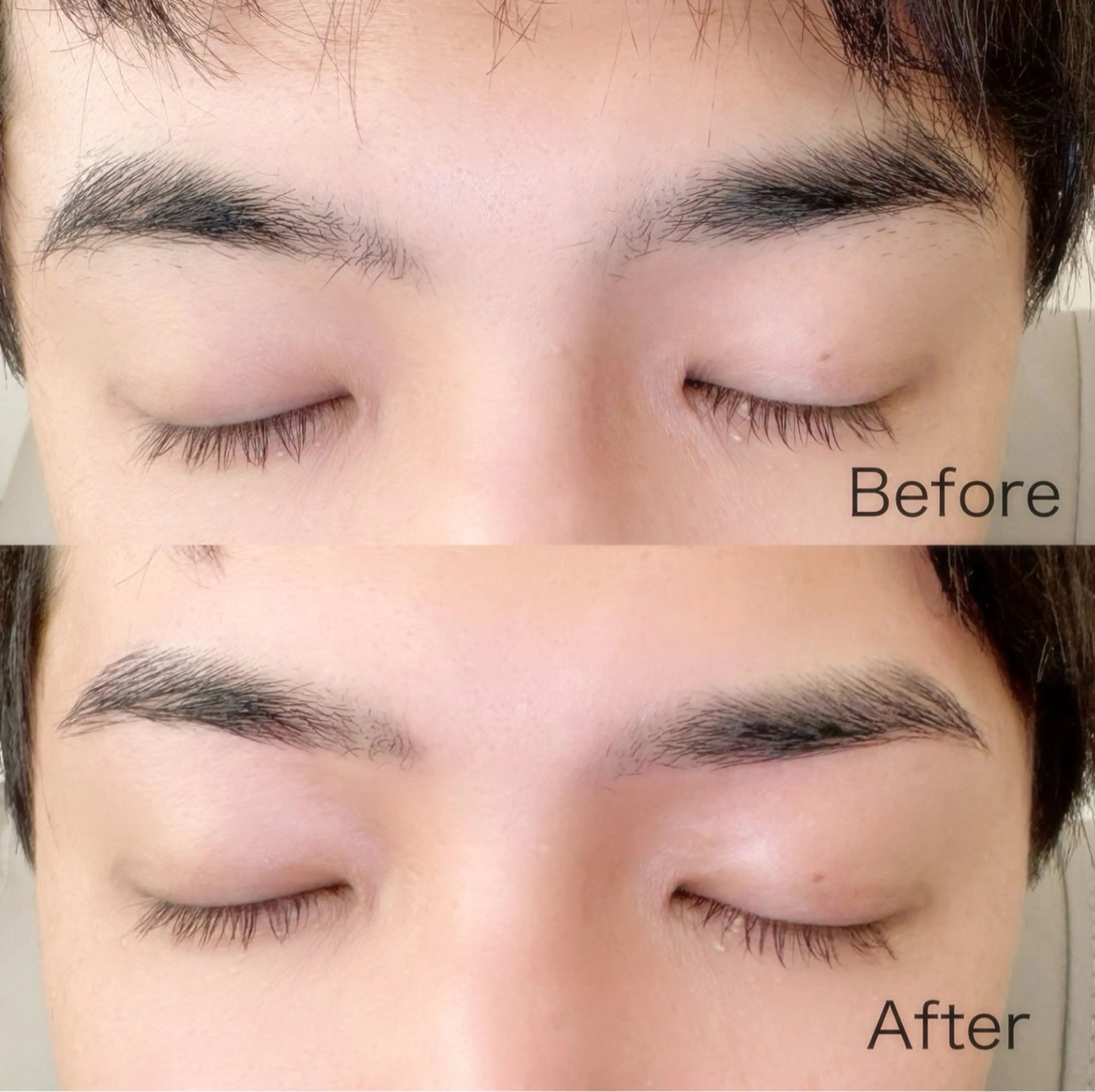 men's眉スタイリング【眉毛Wax脱毛】眉シャンプー付きの写真