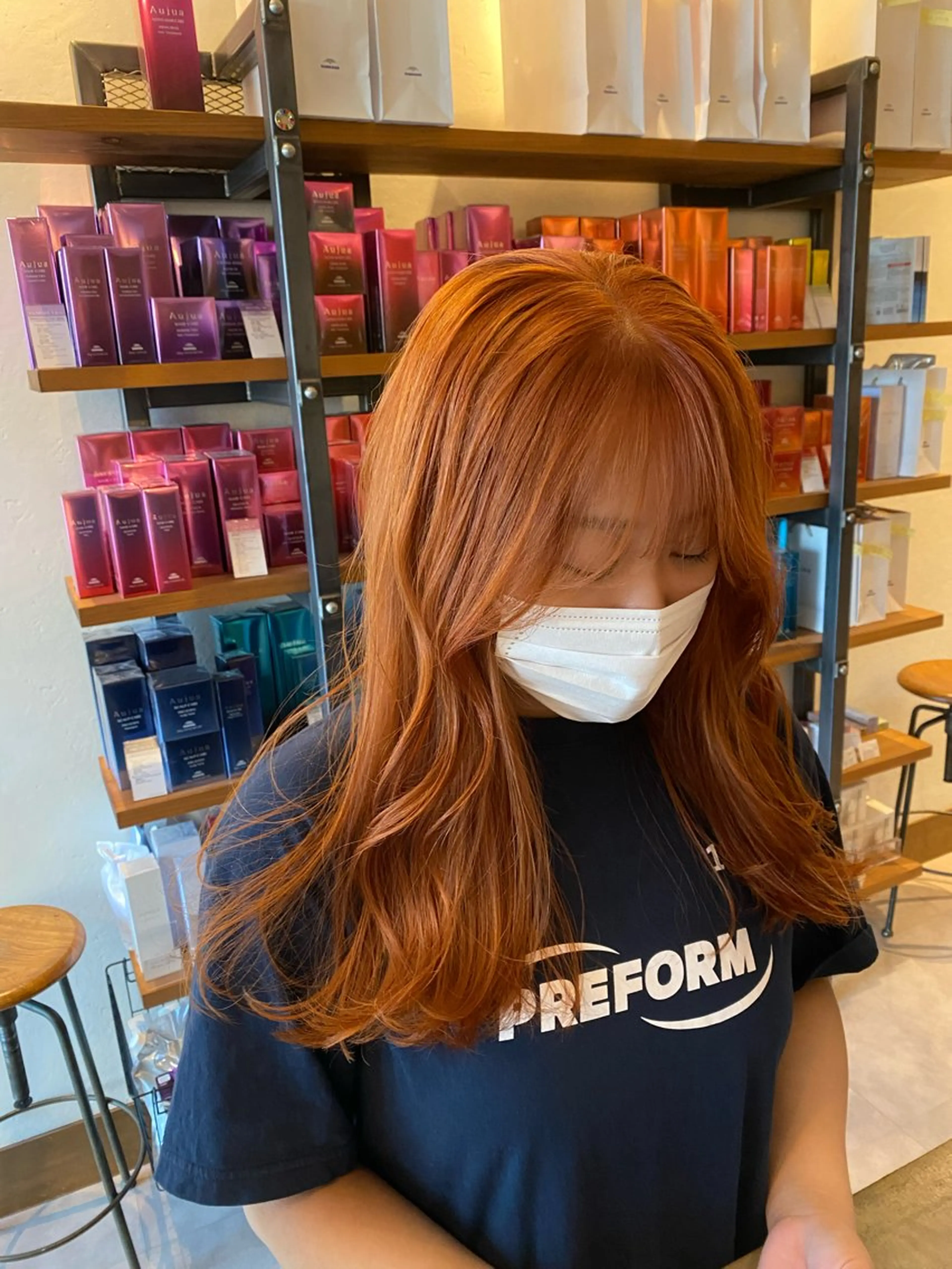 セミロング MAHIRO🍒半田 /ブリーチ/カットのヘアスタイル