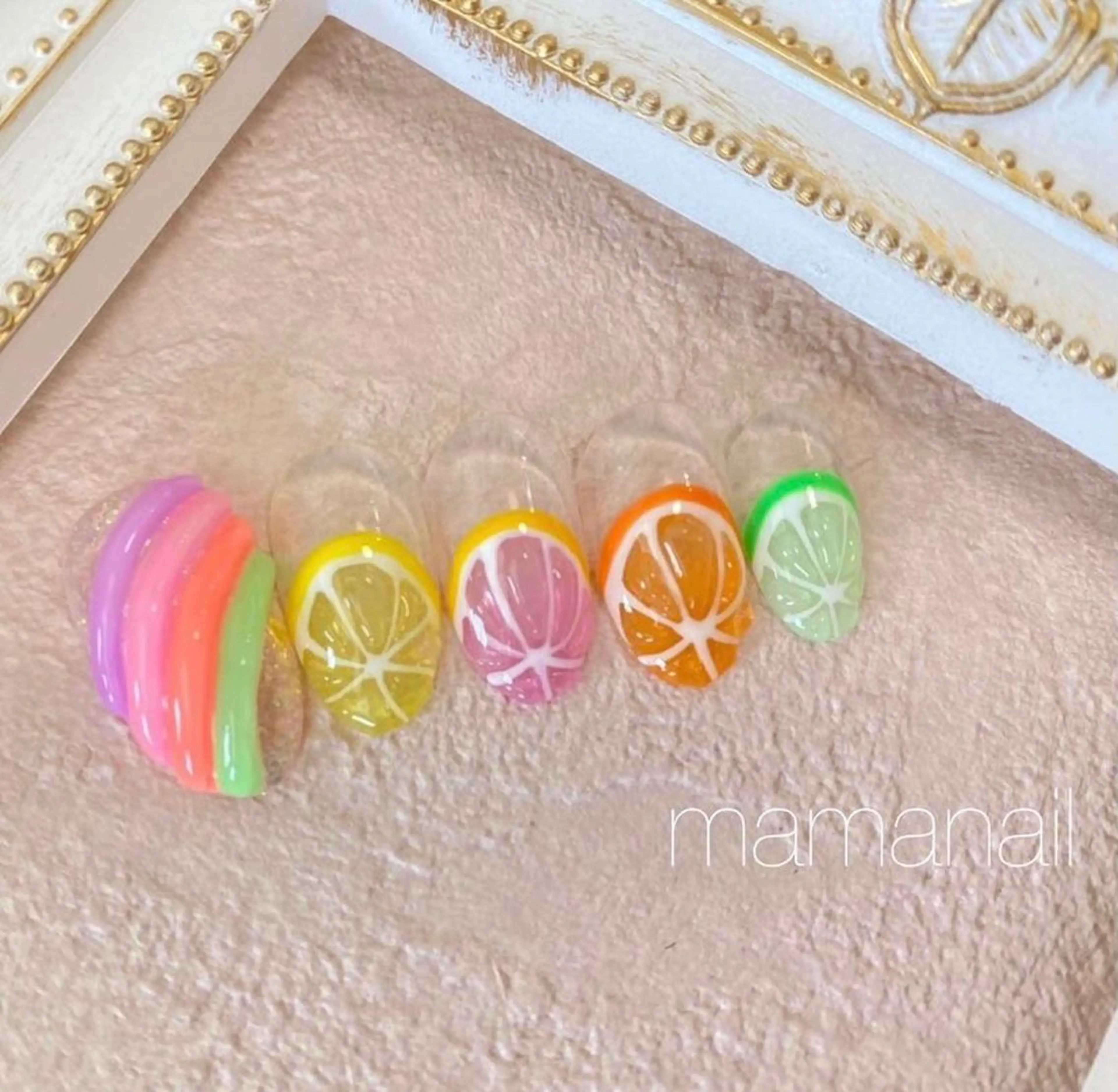 ネイル フラッシュネイル フットネイル ジェルネイル ロングネイル オフィスネイル ネイルサロン mama nailのネイルデザイン