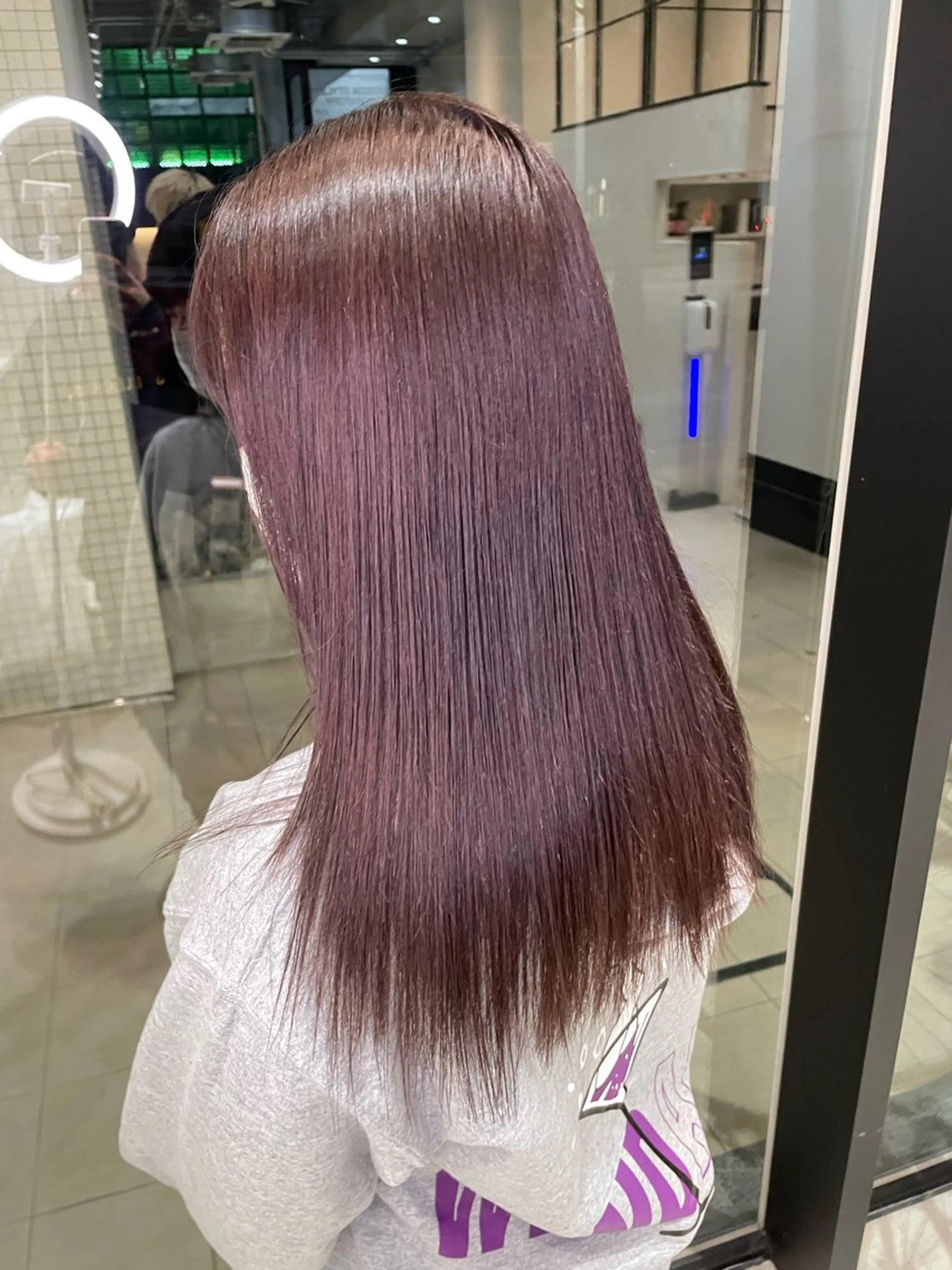 ロング カラー ブラウンカラー ピンクカラー ピンクブラウン ヘアカラー トリートメント DEAN豊橋所属・DEAN /杉浦大輝のヘアスタイル