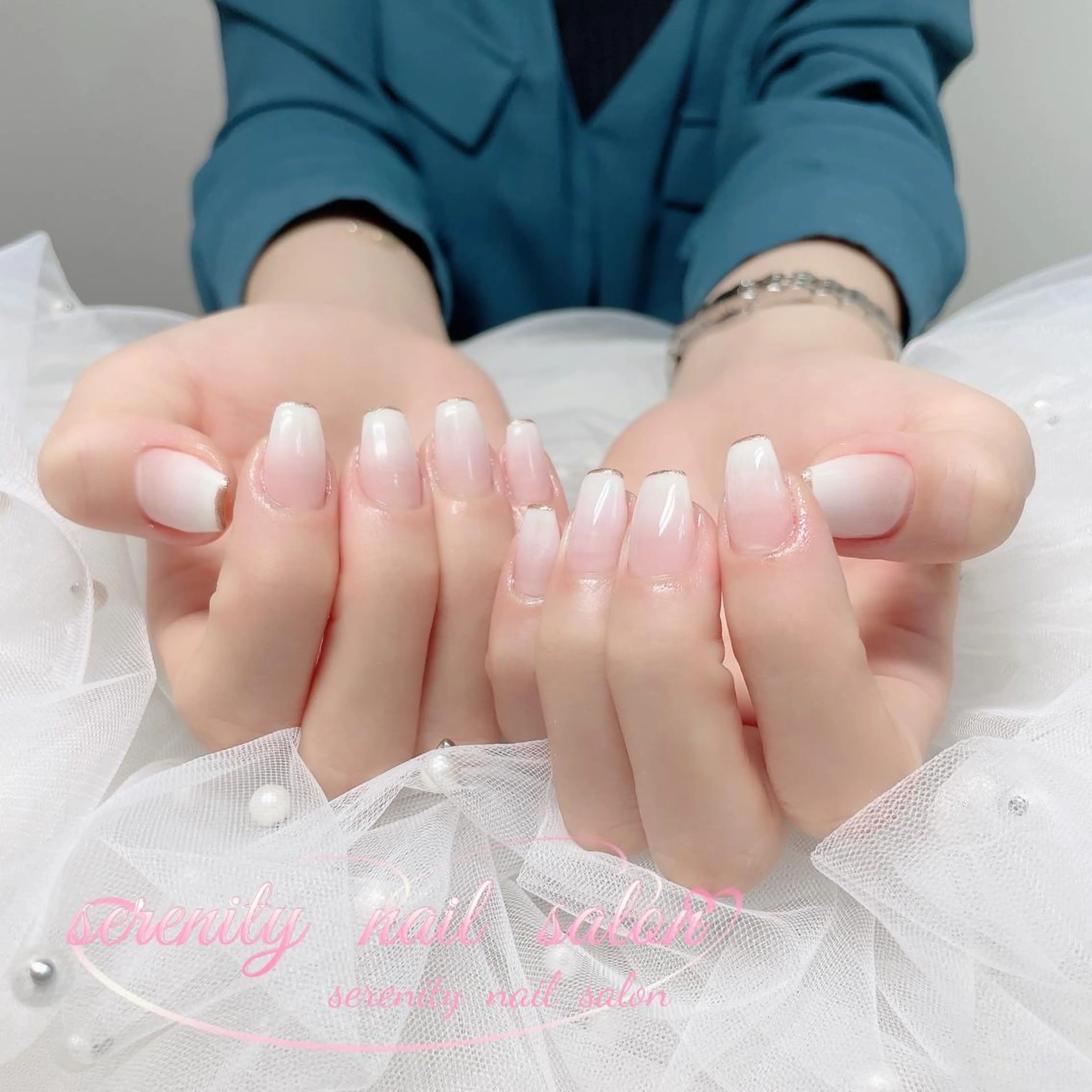 ネイル ハンドネイル ハンドケア ✨Serenity ワンホンネイルのネイルデザイン