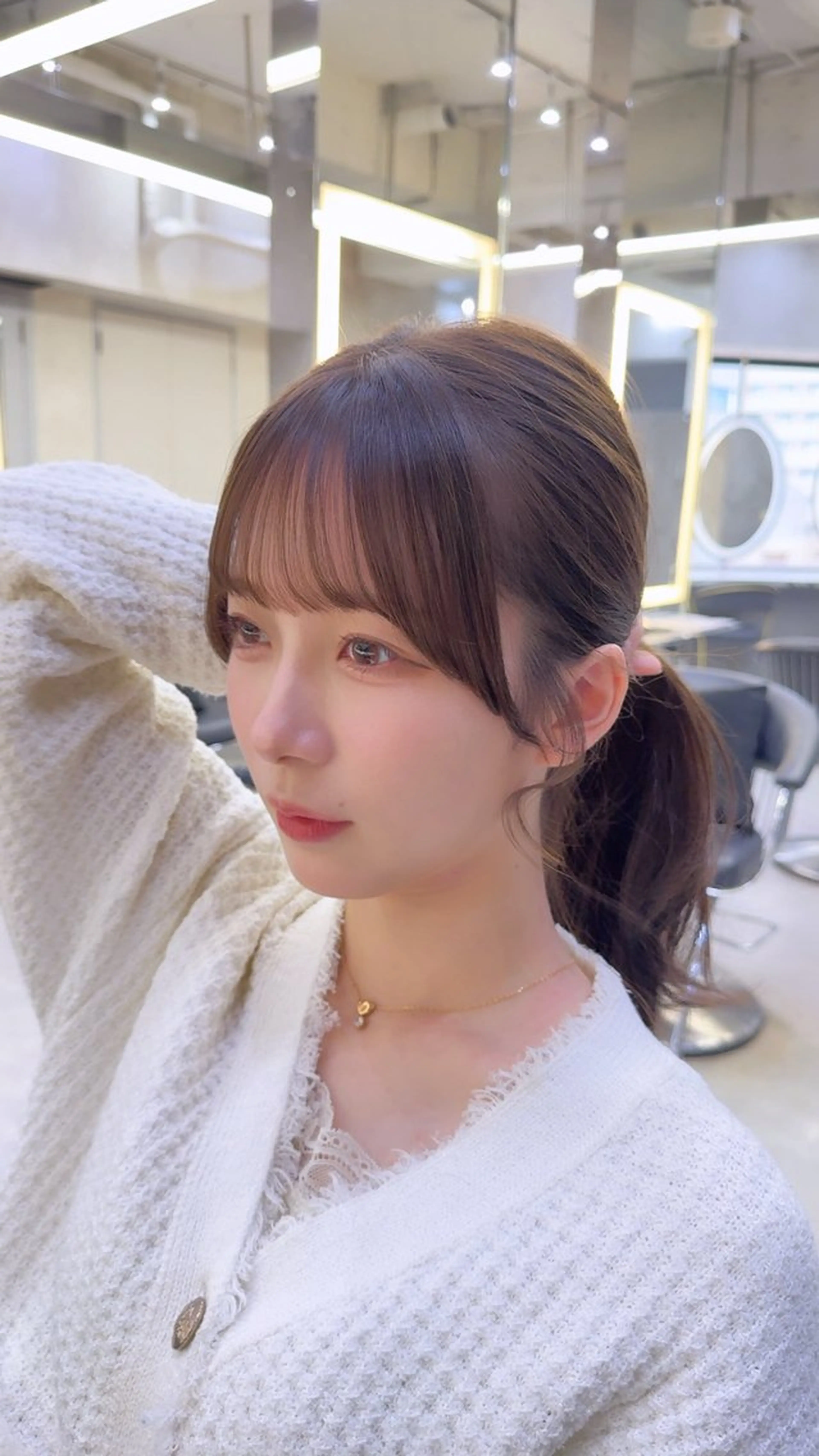 ミディアム レイヤーと顔まわり 大好き❣️関口拓馬のヘアスタイル