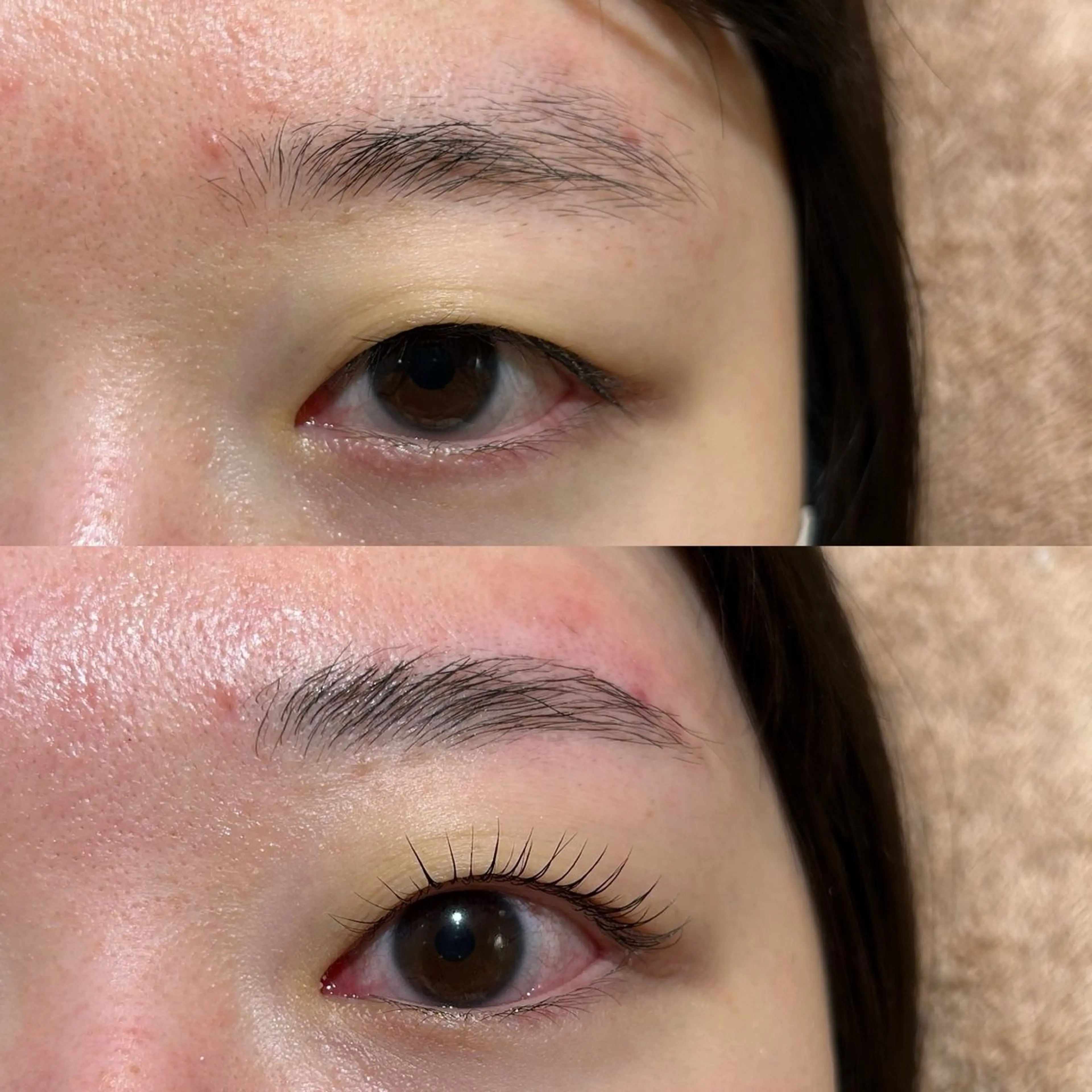 アイブロウ ハリウッドブロウリフト petitchou eyelashのマツエク・マツパデザイン