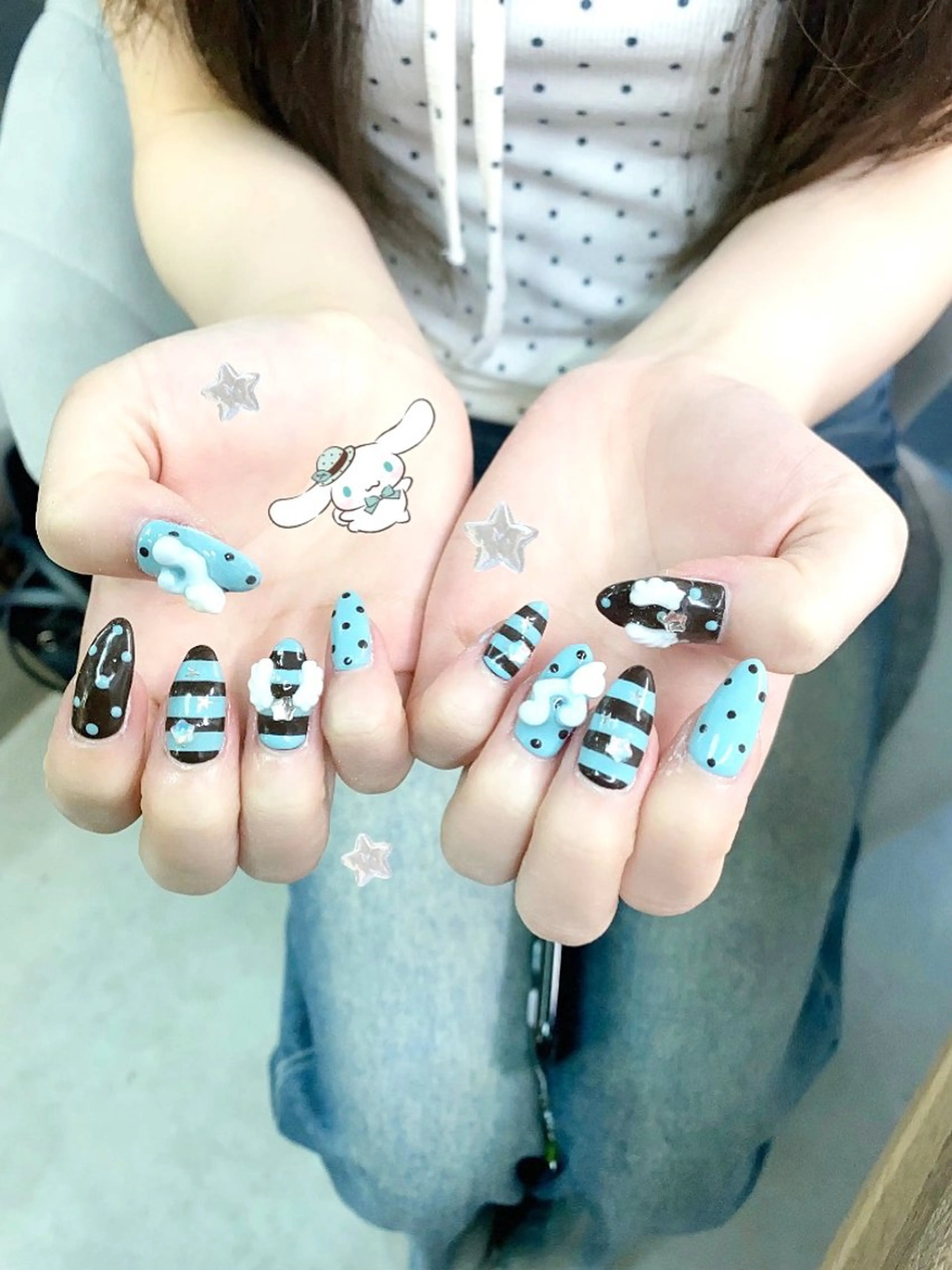 ネイル 持ち込み ハンドネイル フットネイル hair＆nailsalon nini所属・中家 亜紗子のネイルデザイン
