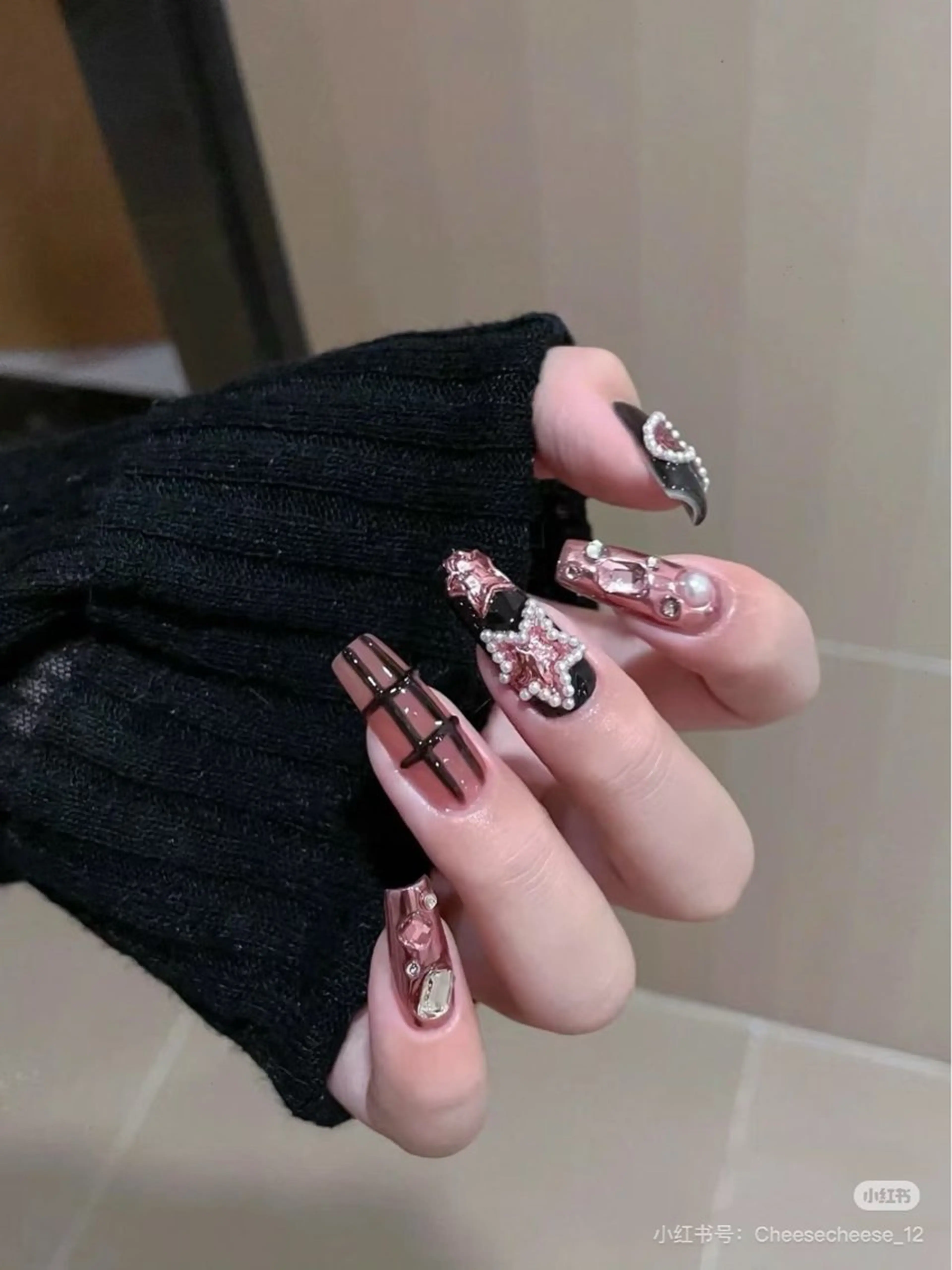 ネイル 成人式 ジェルネイル ネイルチップ Momoa nail salon所属・MoMoA Nail ネイル長さ出し専門店のネイルデザイン