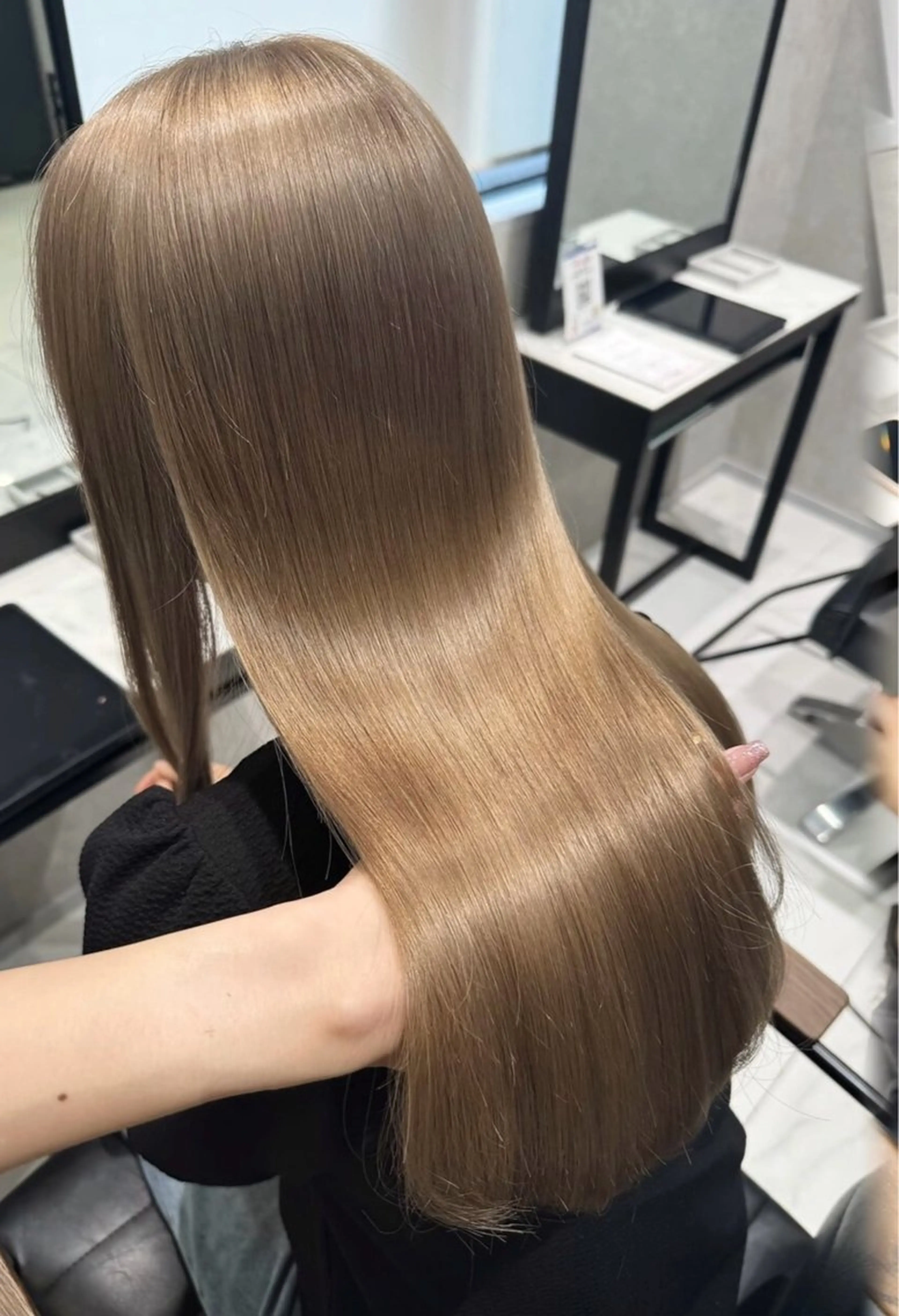 【髪質改善トリートメント ✮*｡ﾟ】 サラサラで艶の出る髪にʚ🎀ɞ トリートメントするだけでも垢抜けちゃいます🍀*゜の写真