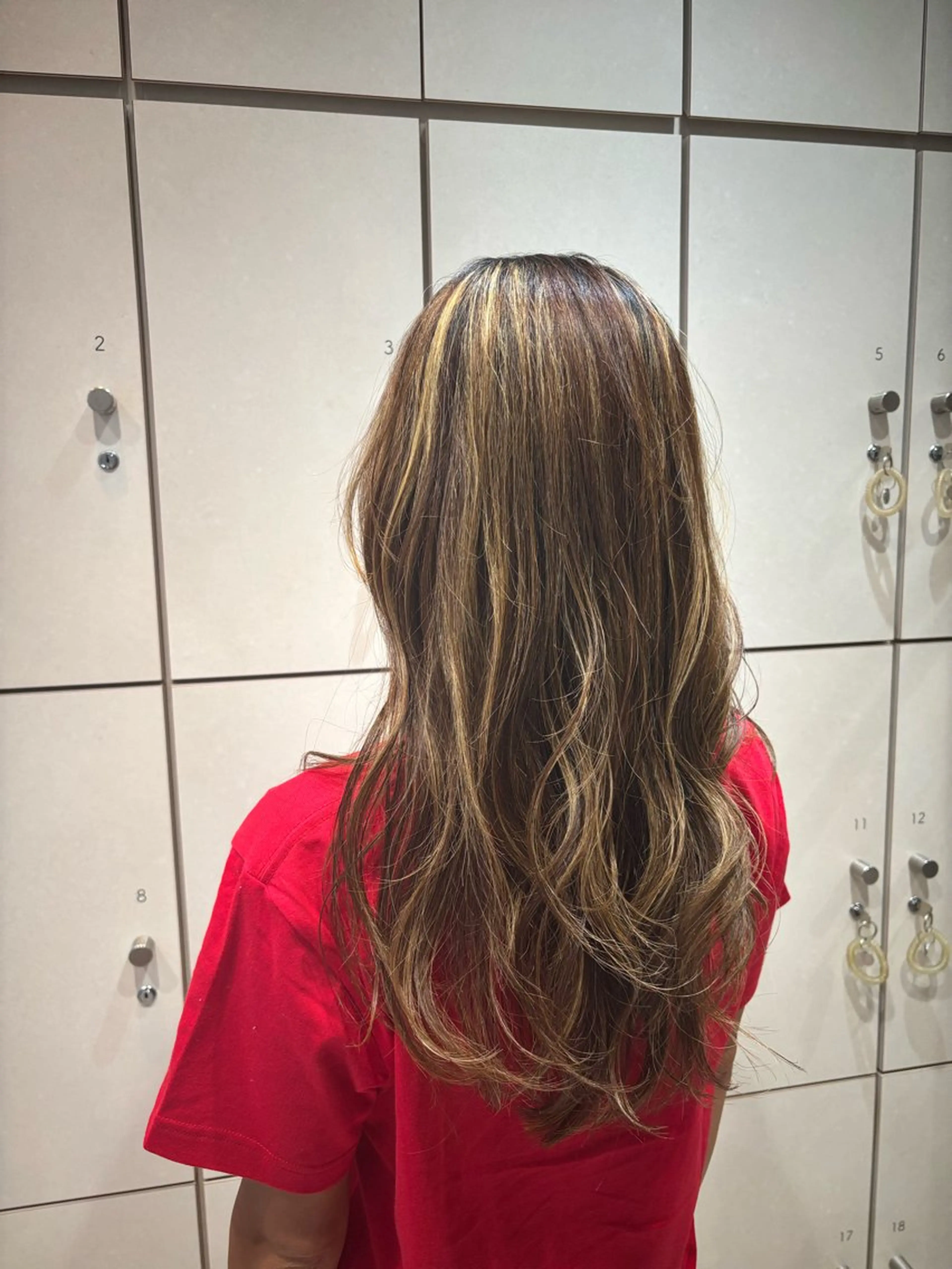 セミロング レイヤーカット ローレイヤー カット トリートメント ボブ/パーマ/金田 夏葵のヘアスタイル