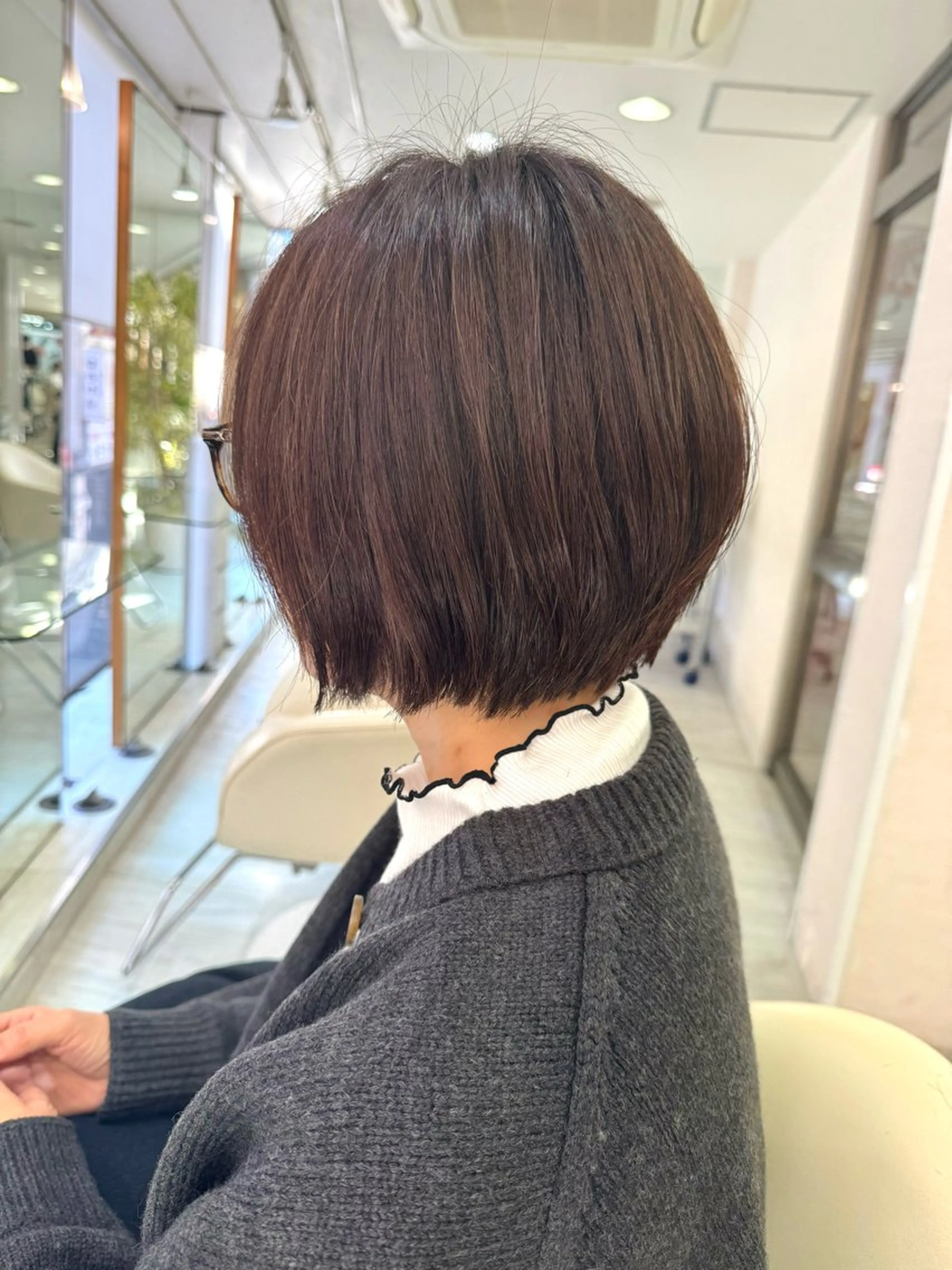 ショート カラー ショートボブ ボブ ショートヘア チーフデザイナー 西川凌史のヘアスタイル