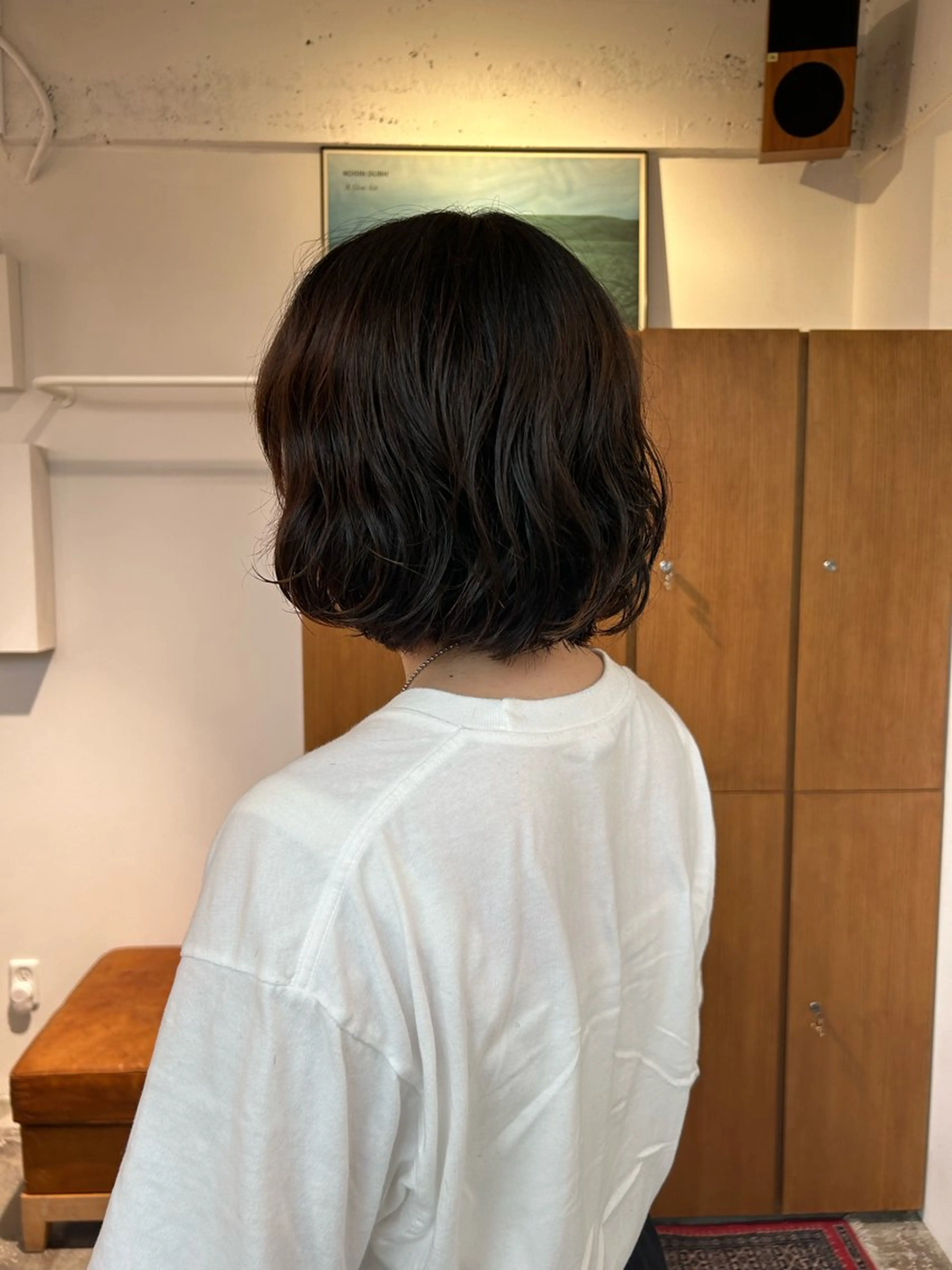 ミディアム パーマ 綾/ベージュカラー /パーマ🩰のヘアスタイル