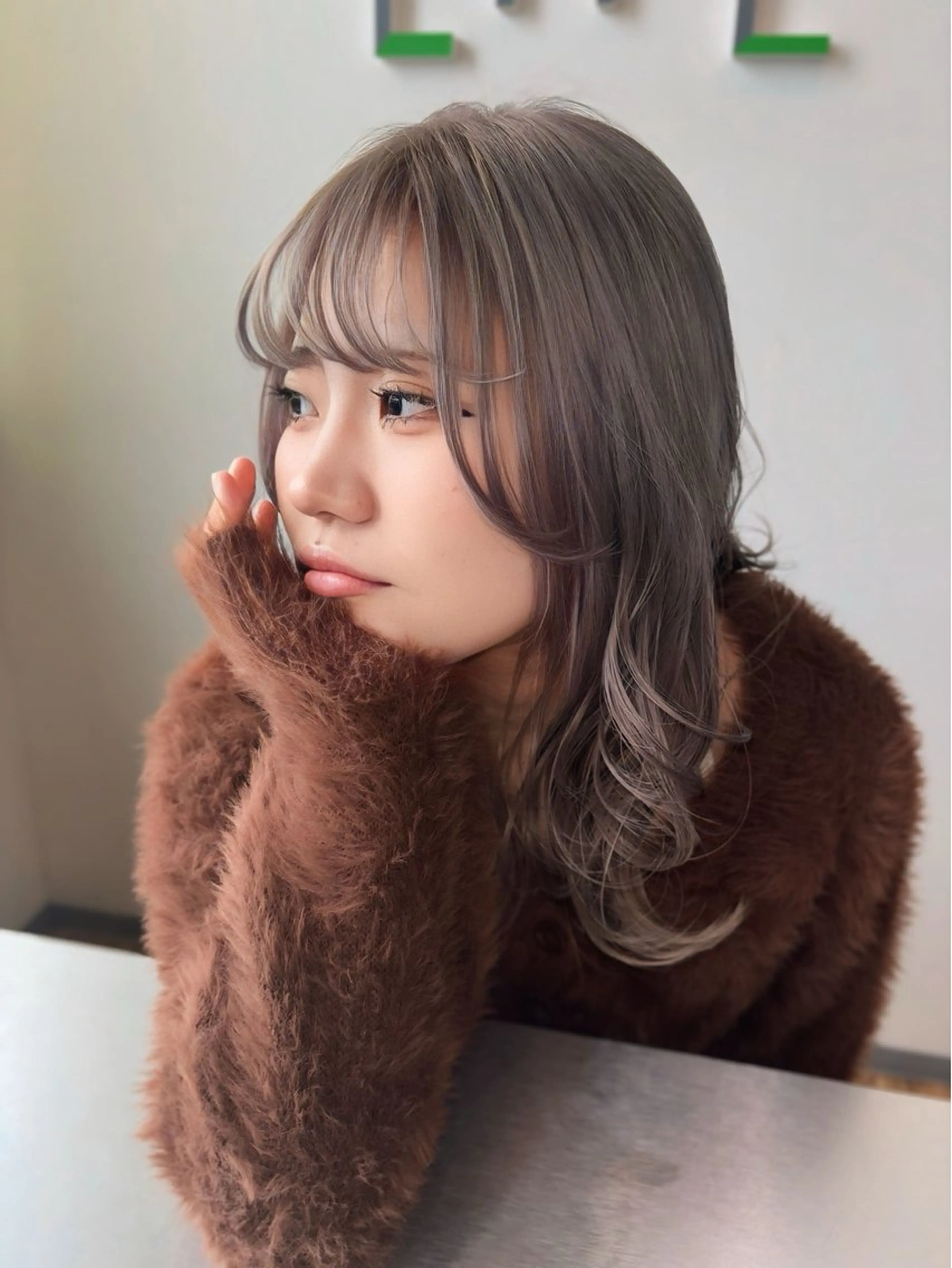 ロング カラー ヘアカラー LIFE 本店所属・ハイトーン×韓国 レイヤー/ 小林達哉のヘアスタイル