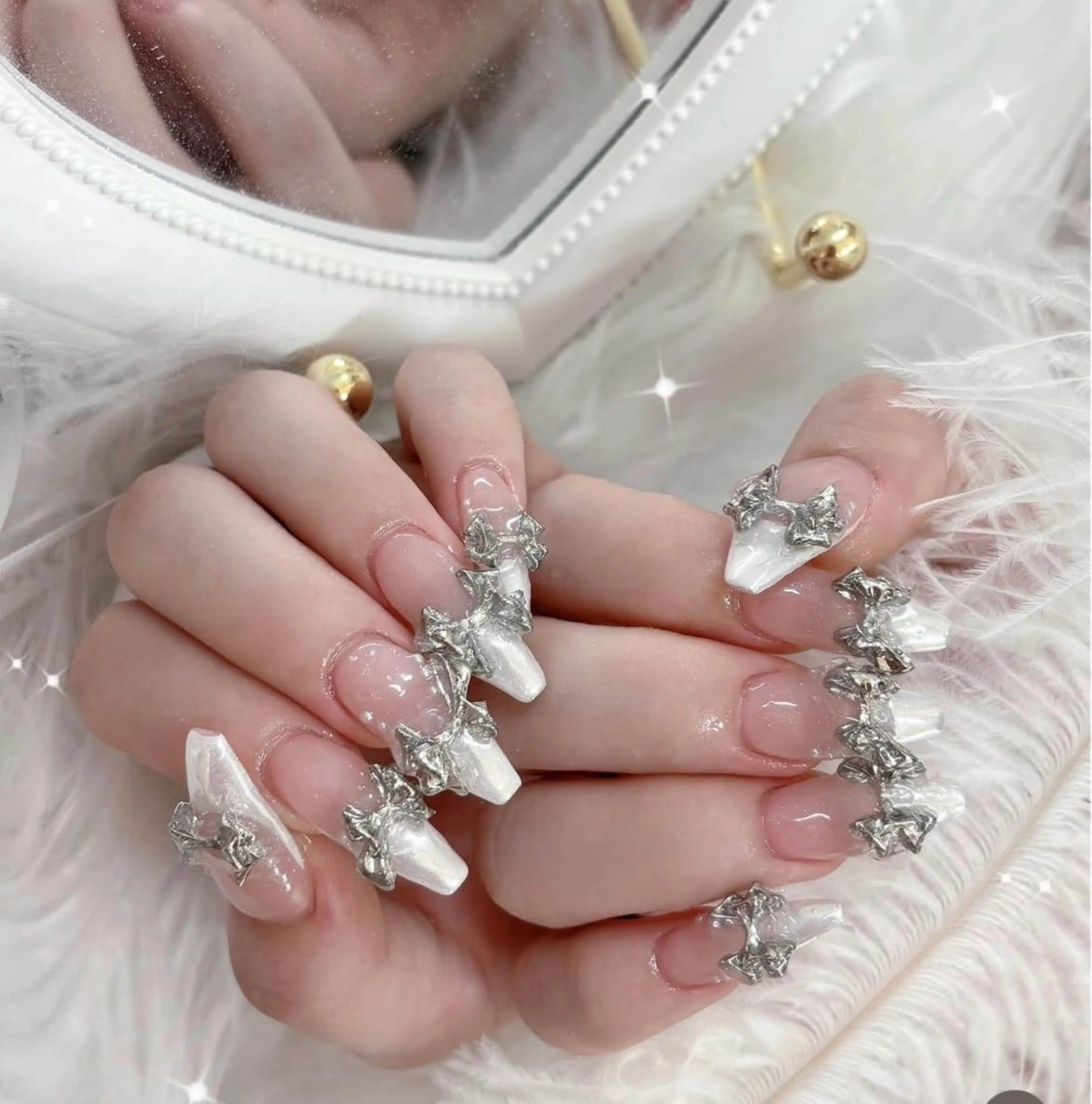 ネイル 韓国ネイル 持ち込み ニュアンスネイル ネイルチップ ハンドネイル JENNY ANA.CHUOのネイルデザイン