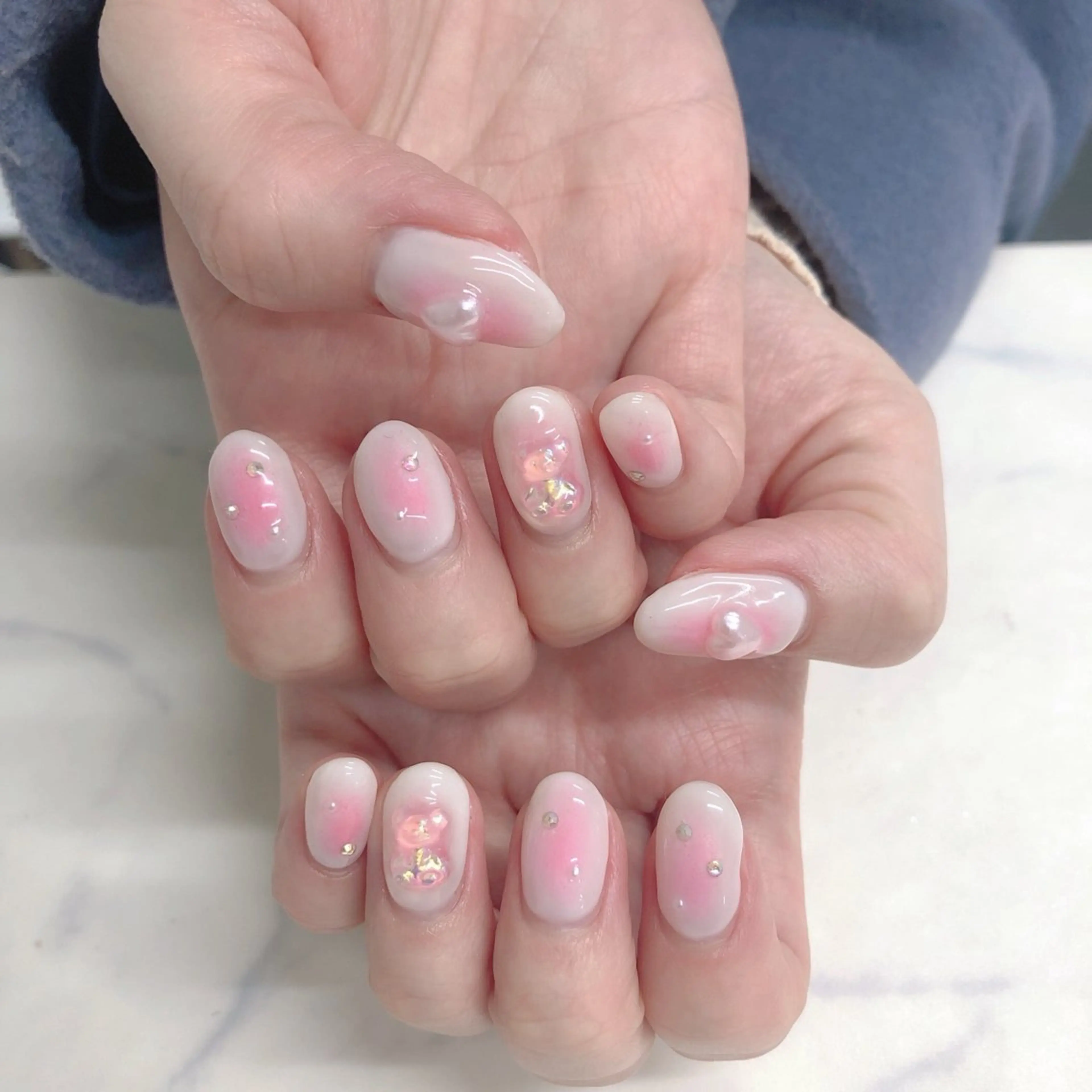 ネイル メンズネイル ニュアンスネイル ハンドネイル ハンドケア Beauty Salon Ace（ネイルサロン　エース）所属・フィルイン専門店 Aceのネイルデザイン