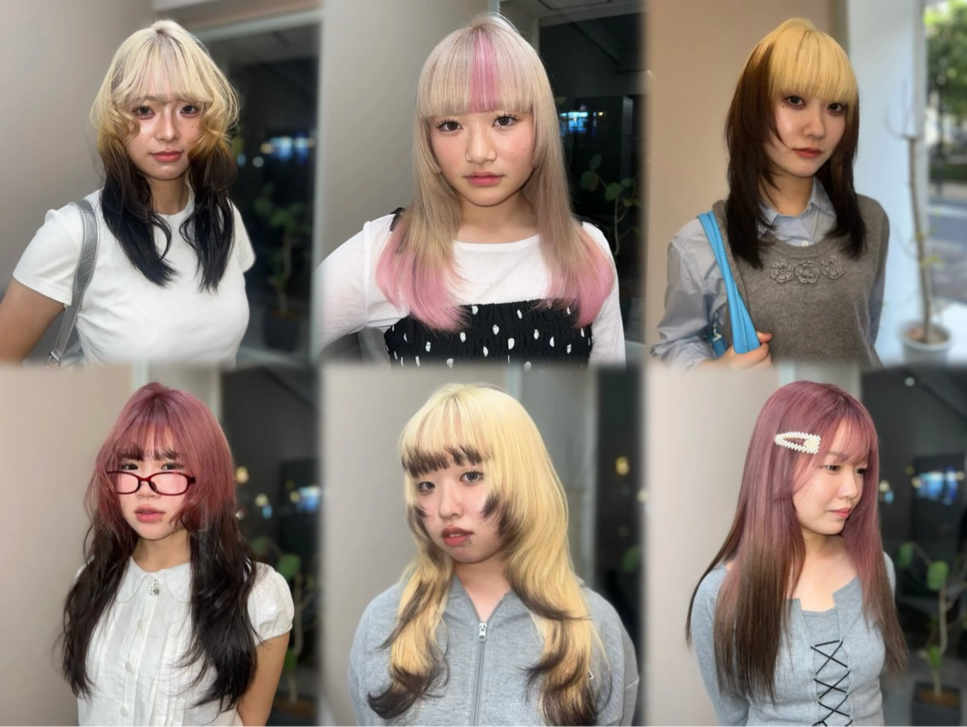 ロング カラー ヘアカラー 岡山ハイトーン・ ルーツカラー/こもものヘアスタイル