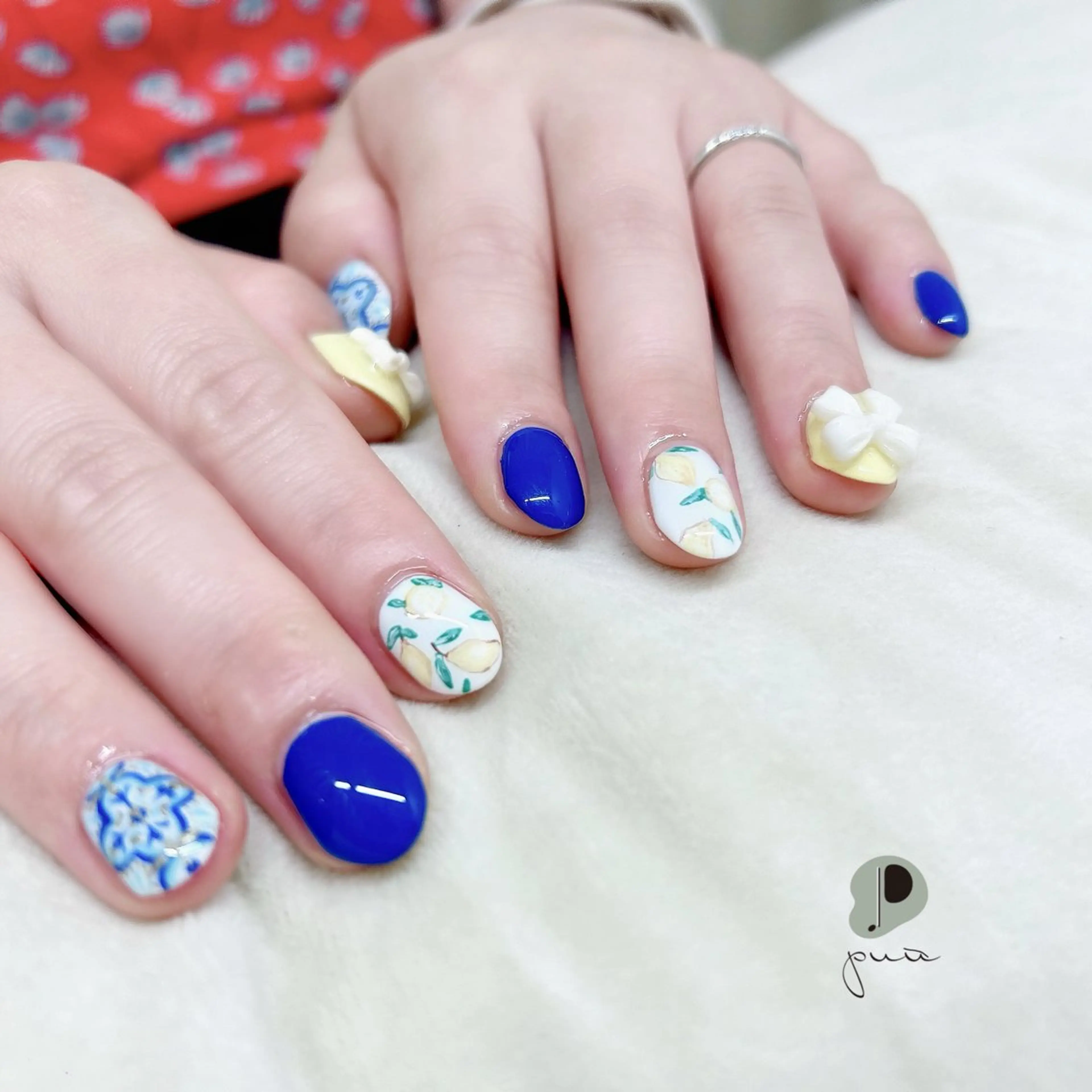 ネイル ジェルネイル ワンカラーネイル 夏ネイル ハンドネイル puu kyoto所属・Nail salon puu kyotoのネイルデザイン
