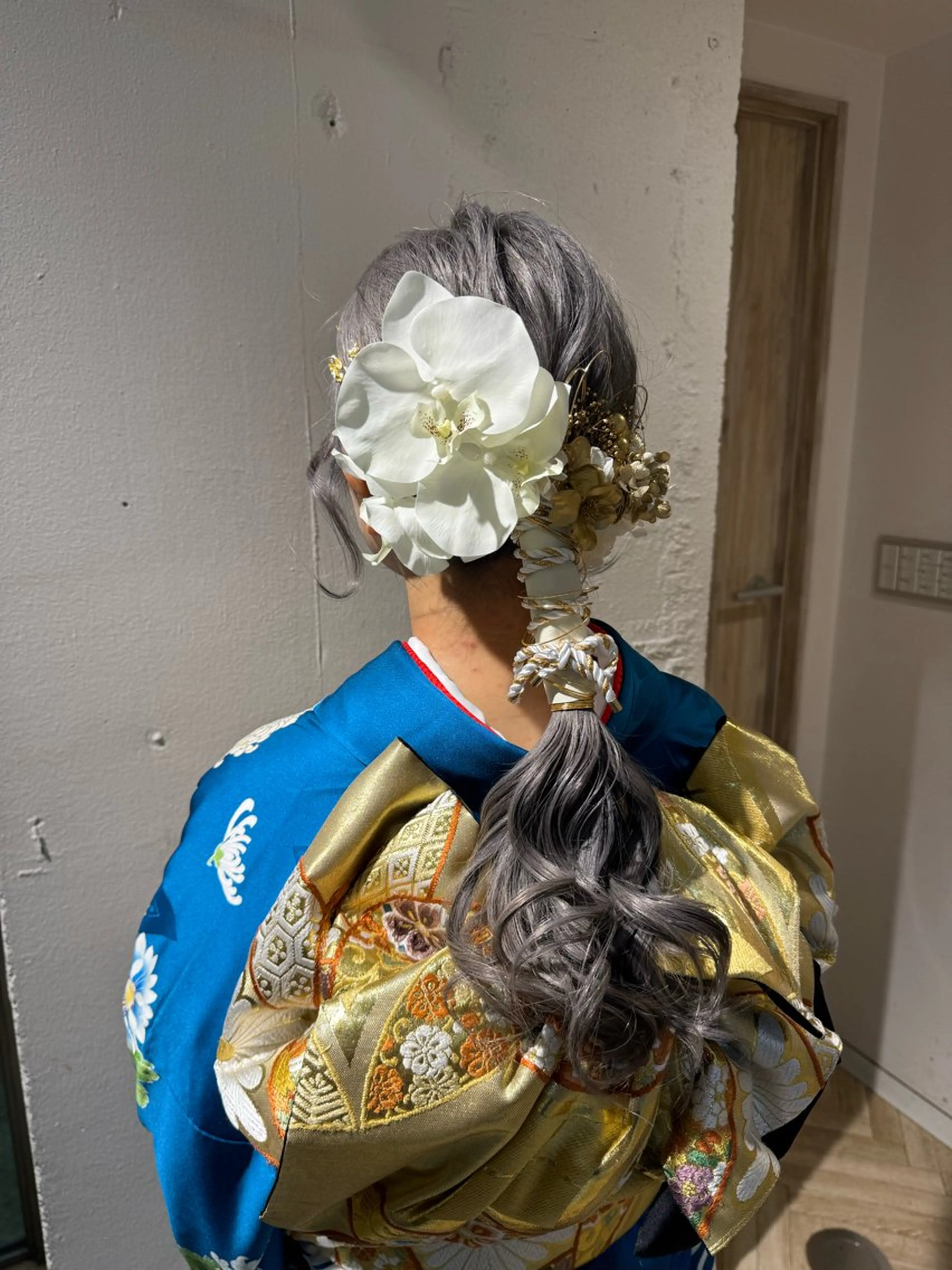 🌼成人式🌼 振袖着付け＆ヘアセット𓂃 𓈒𓏸𑁍の写真