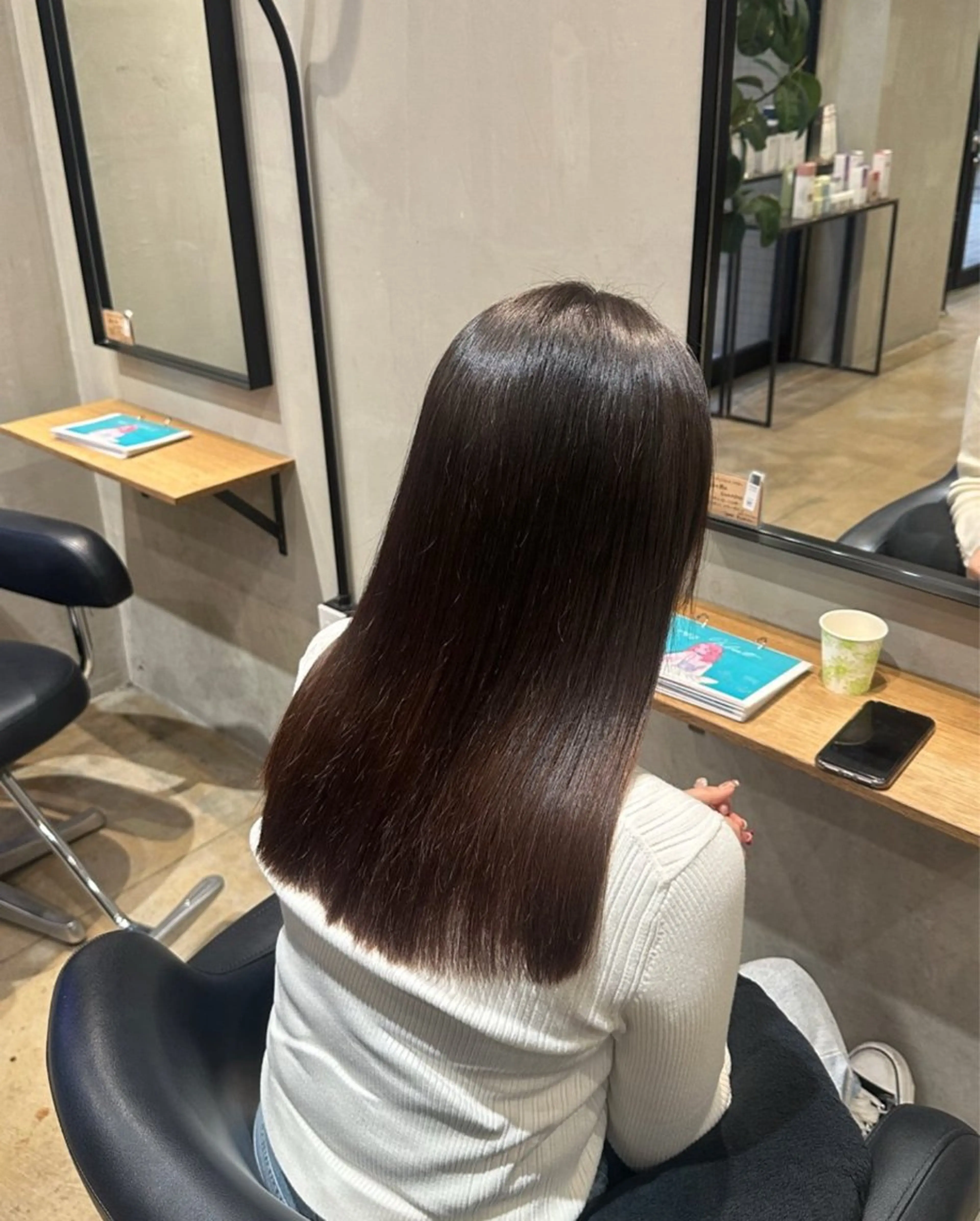 ロング あゆみ︎︎✮／ 暖色カラー／博多のヘアスタイル